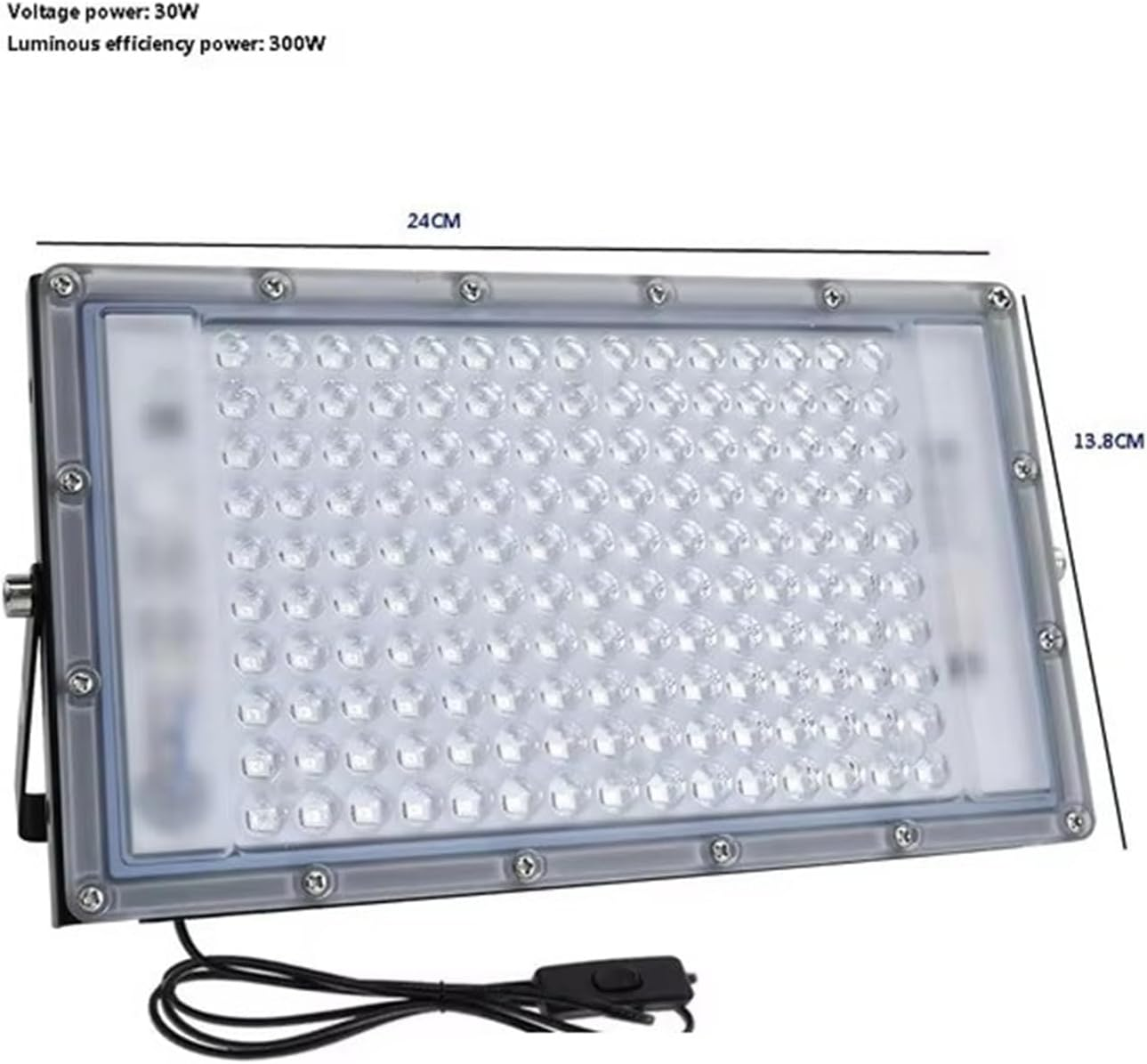 50-300W LED UV Curing Lamp 395Nm 365Nm 405Nm Glue Printing Spraying Painting Resin Ink DIY for DIY Enclosures(300W,395Nm) image number 5