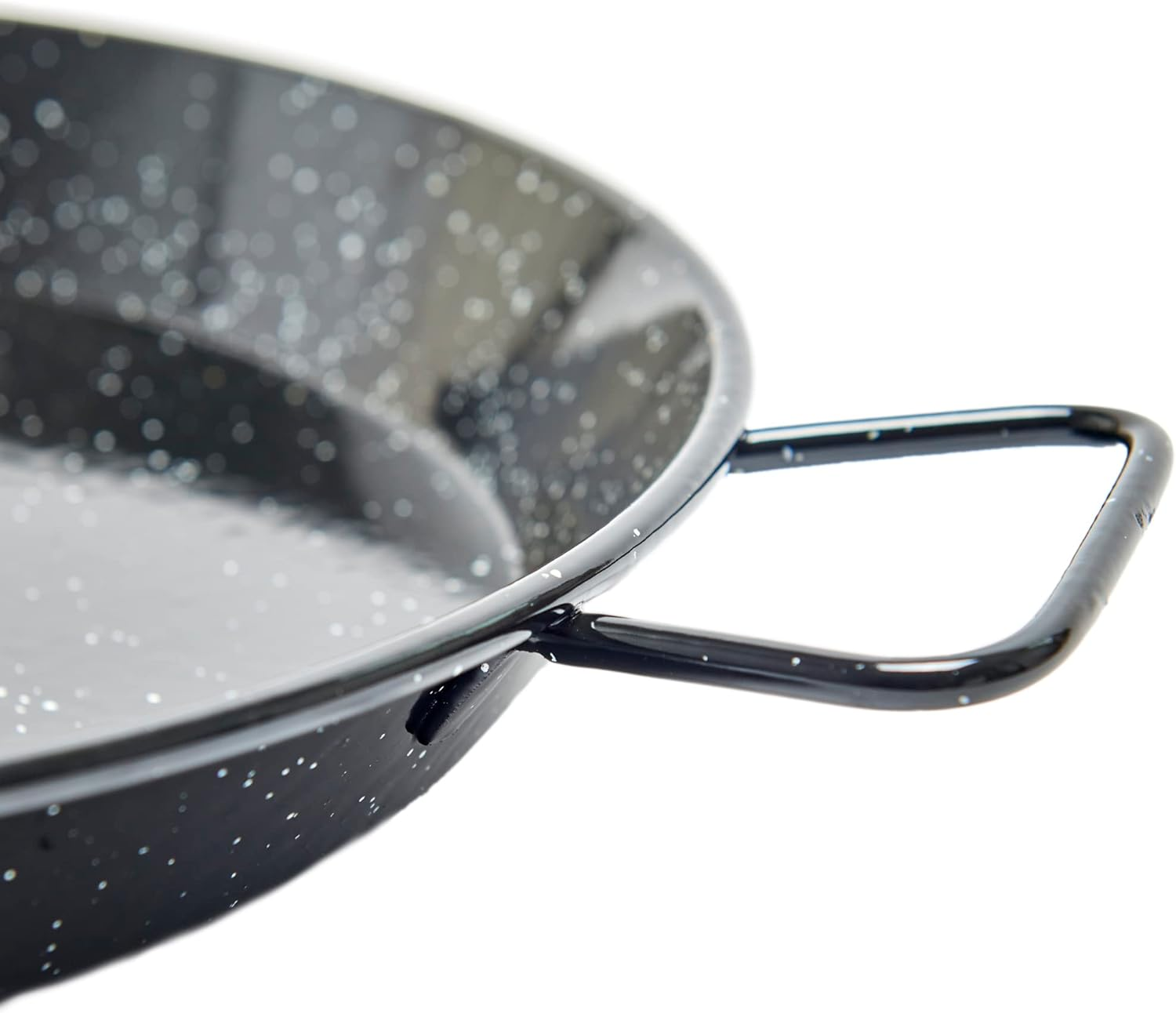 GARCIMA Enamelled Mini Paella Pan, Black, PW-20211-10 15Cm image number 1