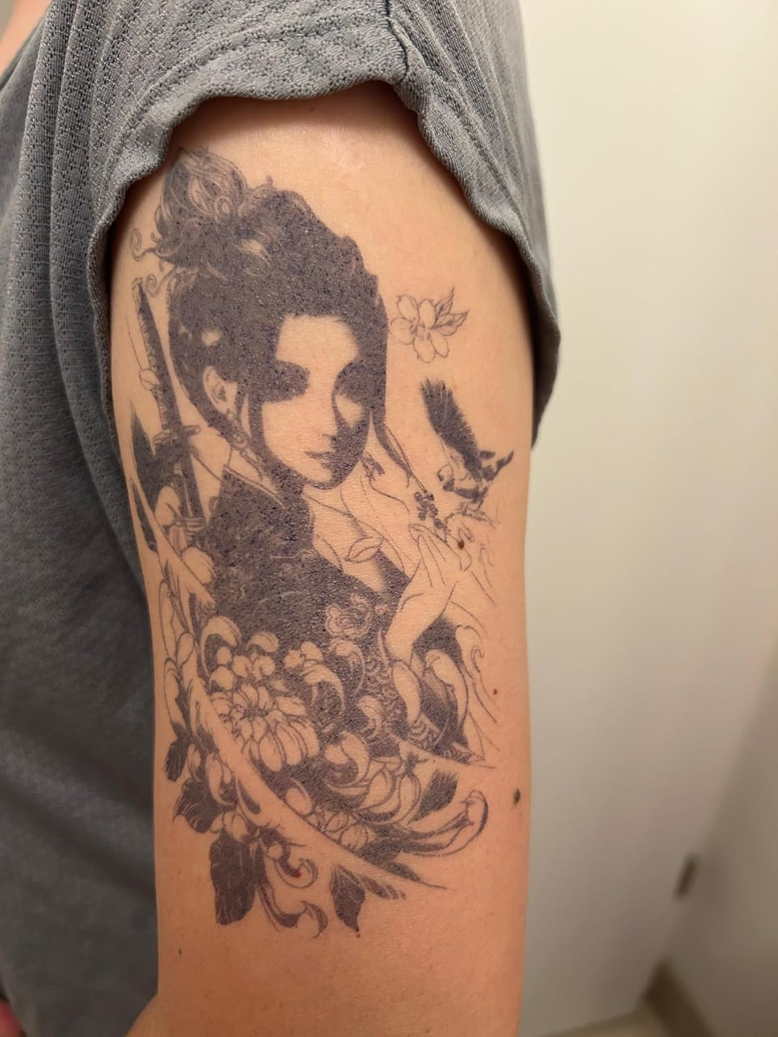 GZ69 70 Temporary Geisha Tattoo Semi-Permanent Tattoo Long-Lasting Tattoos 2 Sheets image number 6