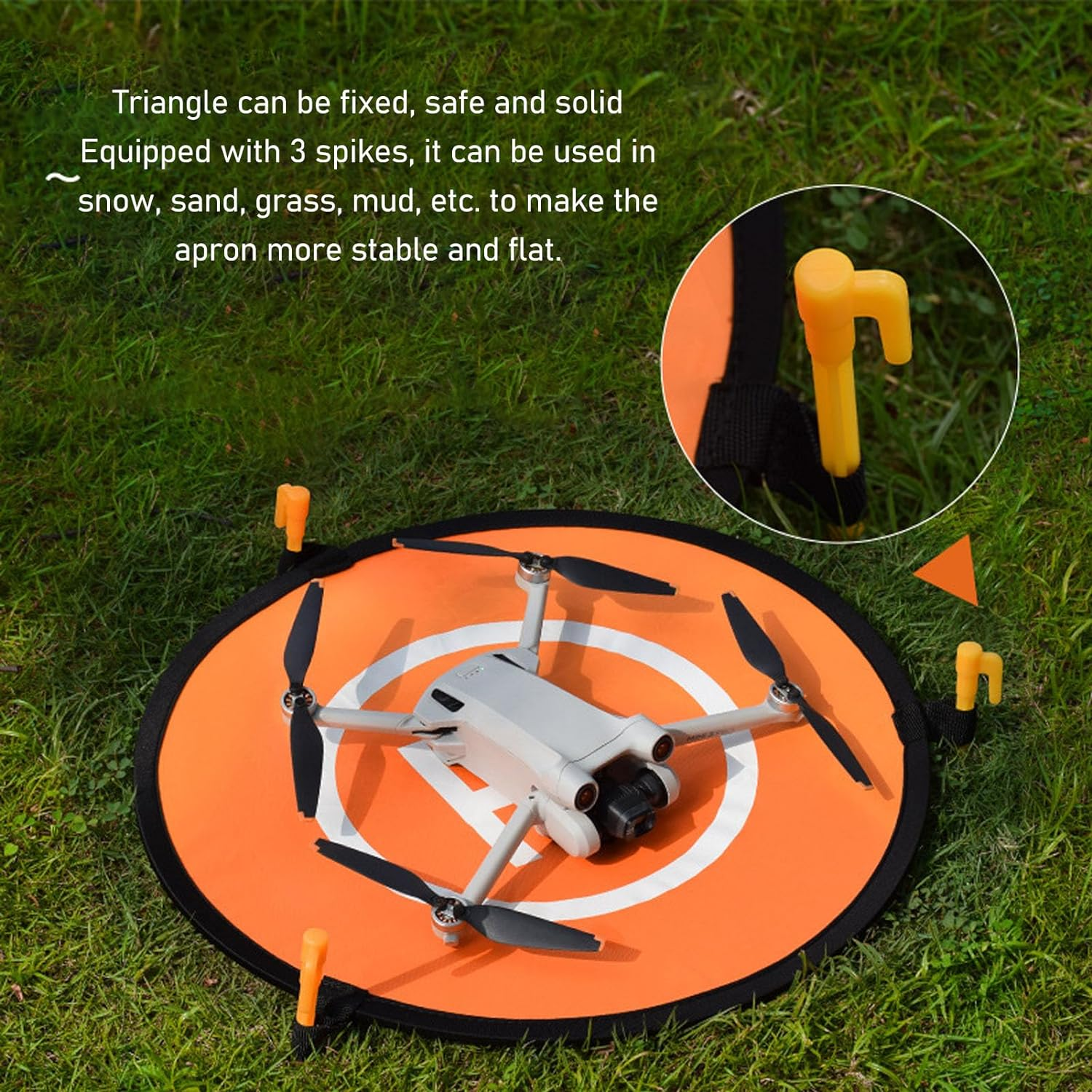 Drone Landing Pad for DJI Mini 3 Pro, 15.7-Inch Universal Foldable Landing Mat for DJI Mini 3, Mini 2 SE, Mini SE, Mini 2, for Mavic Mini, FIMI X8 SE, Holy Stone HS720G image number 4