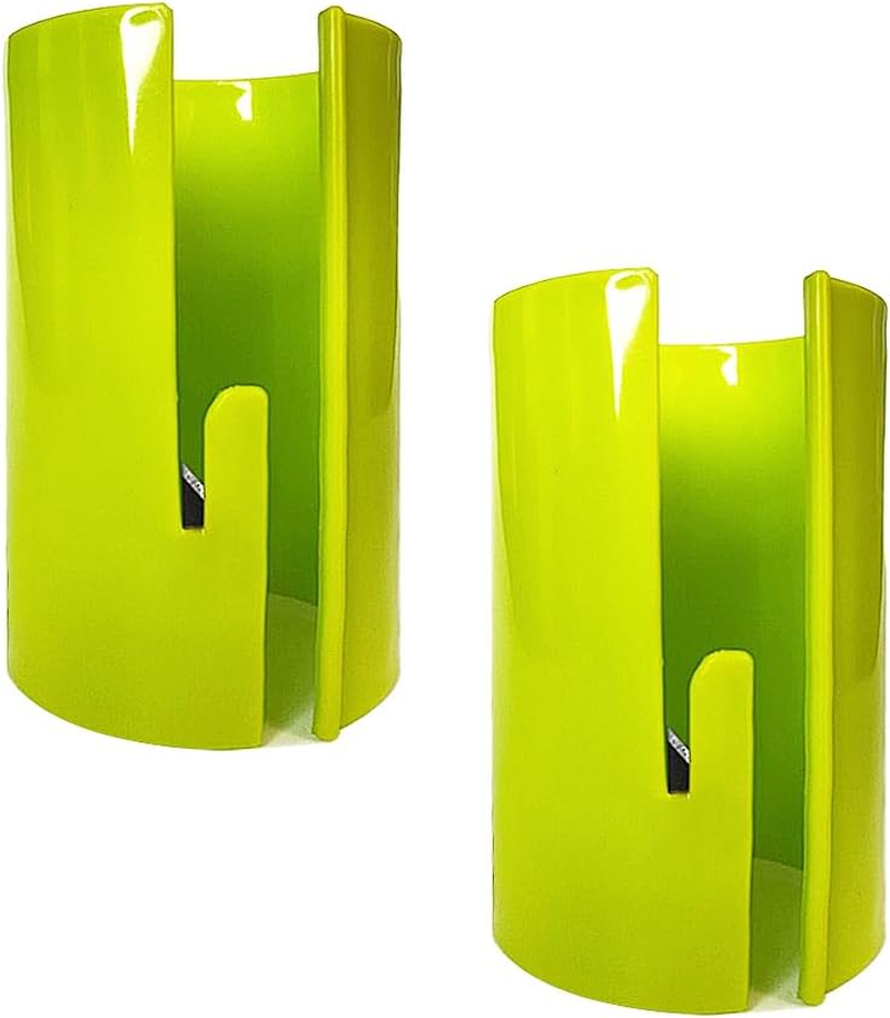 Geli 2 Pieces Green Portable Sliding Gift Wrapping Paper Roll Cutter Tool, Paper Cutter Makes Easy to Cut Thanksgiving Christmas Wall Sticker Decorations image number 5