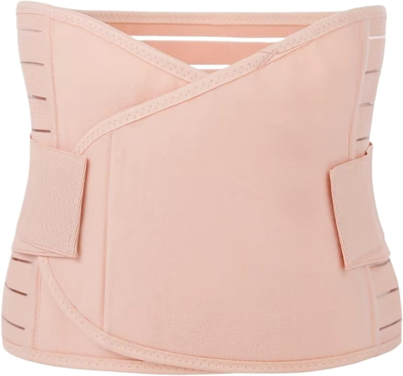 Memory Soft Rubber Bone Corset for Postpartum Recovery, Adjustable Breathable Belly Belt Wrap with High Fit Body Shaper