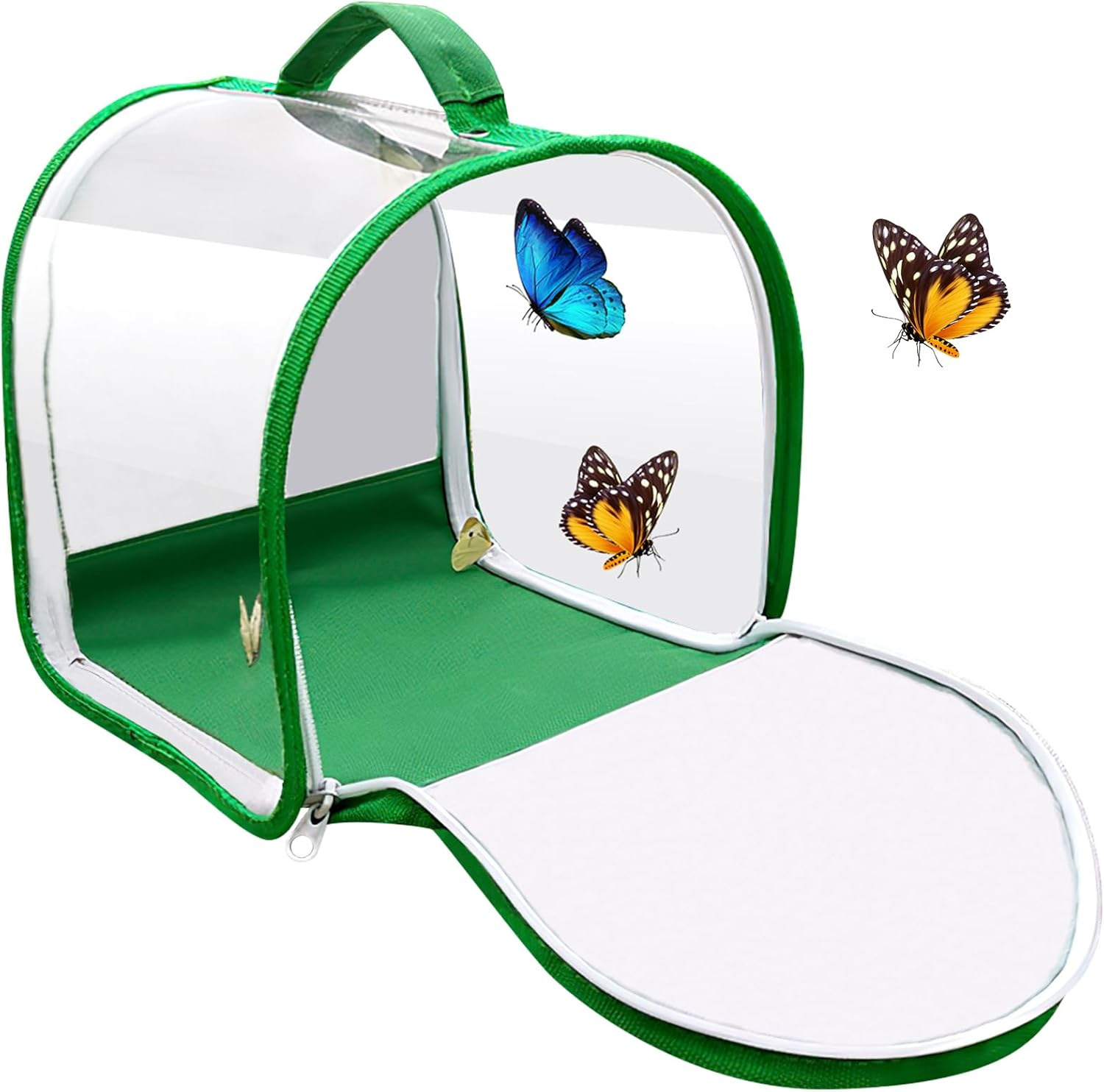 Insect Enclosure,Stick Insect Enclosure,Butterfly House for Caterpillars,Mesh Butterfly Habitat Cage,Butterfly Mesh Cage,Collapsible Insect Mesh Cage for Science Education,Caterpillar Enclosure