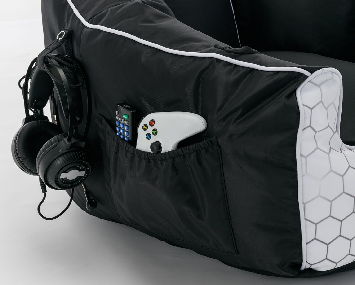 Powerwave Bean Bag Chair Puff White - White image number 2