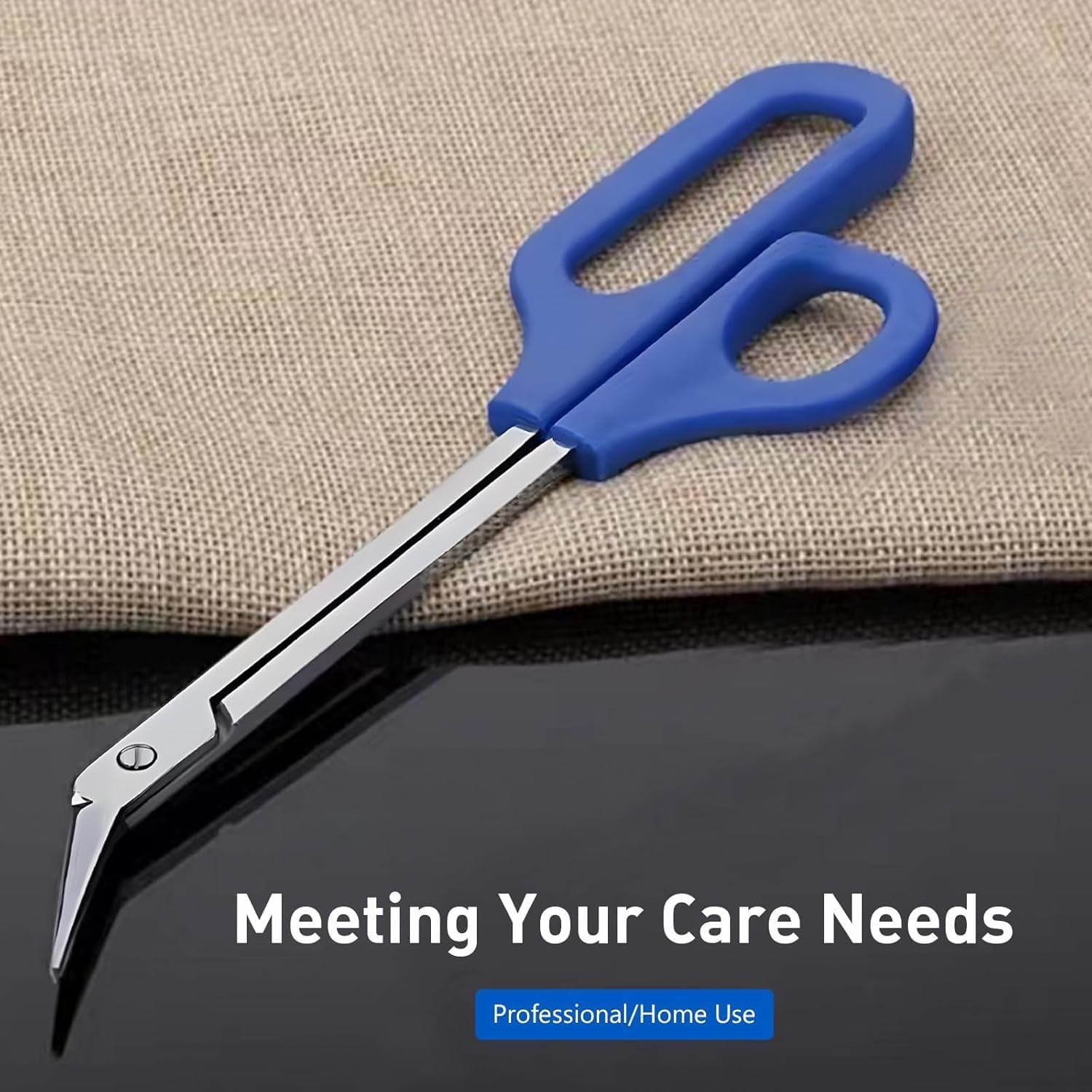 Lexziuo 1PCS Long Handle Toenail Clippers for Seniors & Thick Nails - 8 Inch Extra Long Professional Pedicure Scissors, Rust-Proof Stainless Steel Nail Clippers with Ergonomic Grip image number 3