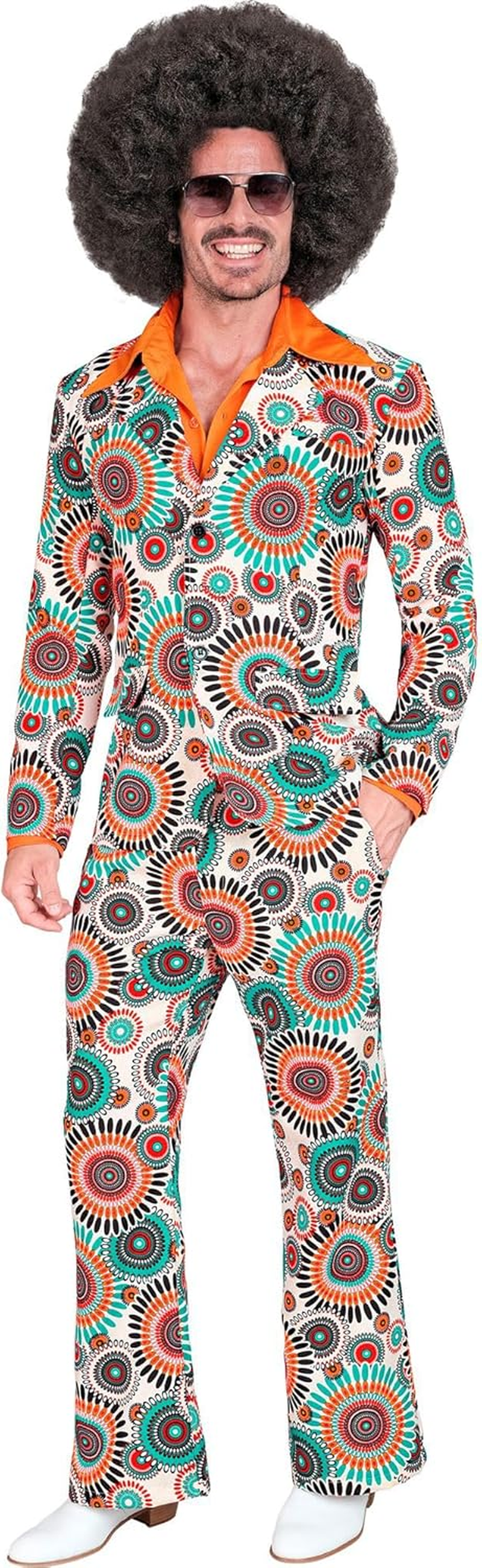 Widmann 18701 Costume 60S Suit, Multicoloured, S image number 3