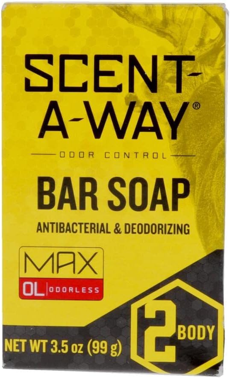 Hunters Specialties Scent-A-Way MAX Bar Body Soap - Hunting Odorless Green Soap Scent Eliminator for Hunters, Trappers, Anglers, and Campers - 3.5 Oz Bar image number 2