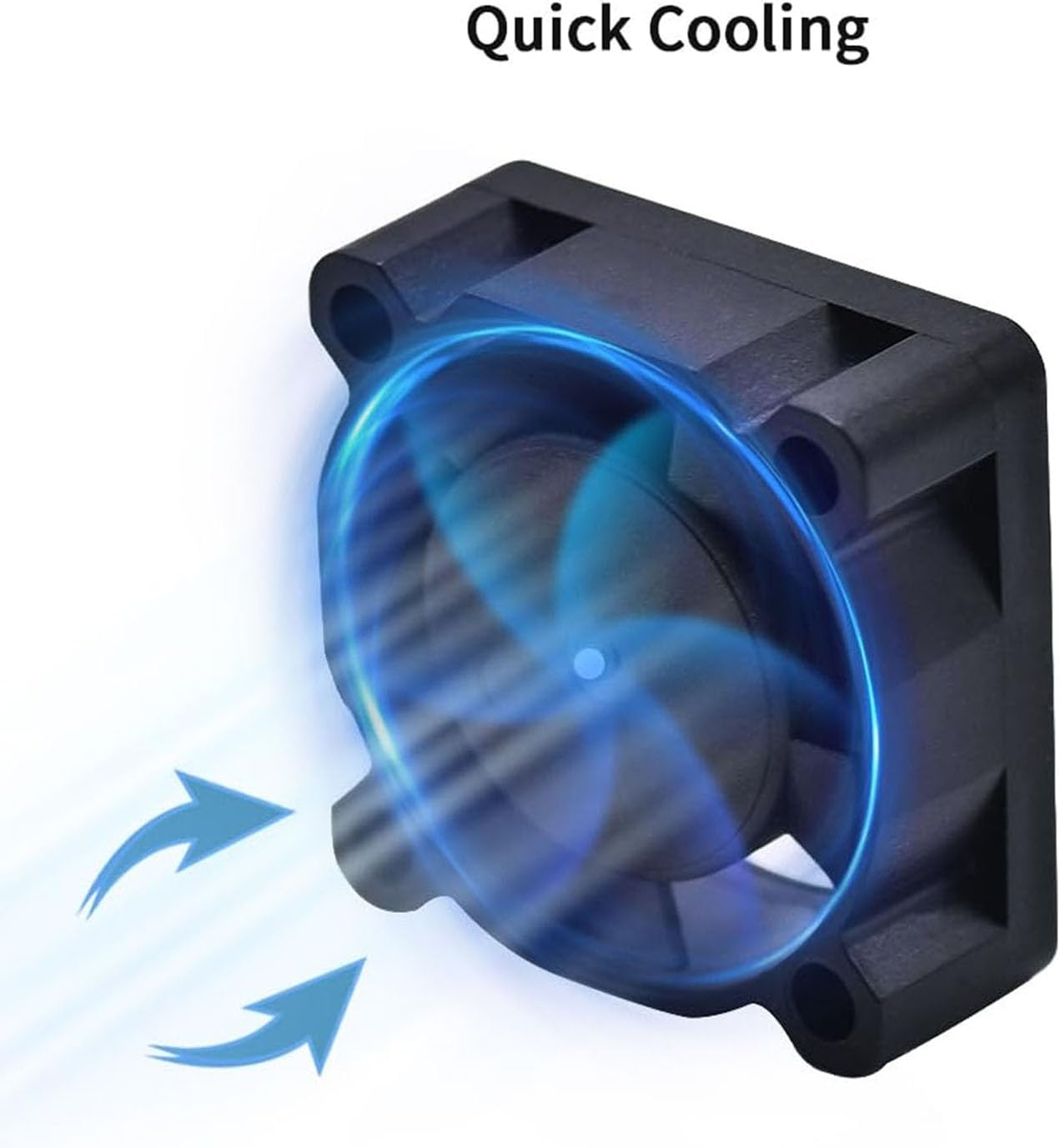 Hotend Kit for Lab P1P P1S 3D Printer, 0.2Mm Hardened Steel Nozzle Extruder Hot End with 2510 Fan, Heat Resistant Heating Block for Lab P1P P1S 3D Printer Accessories image number 1