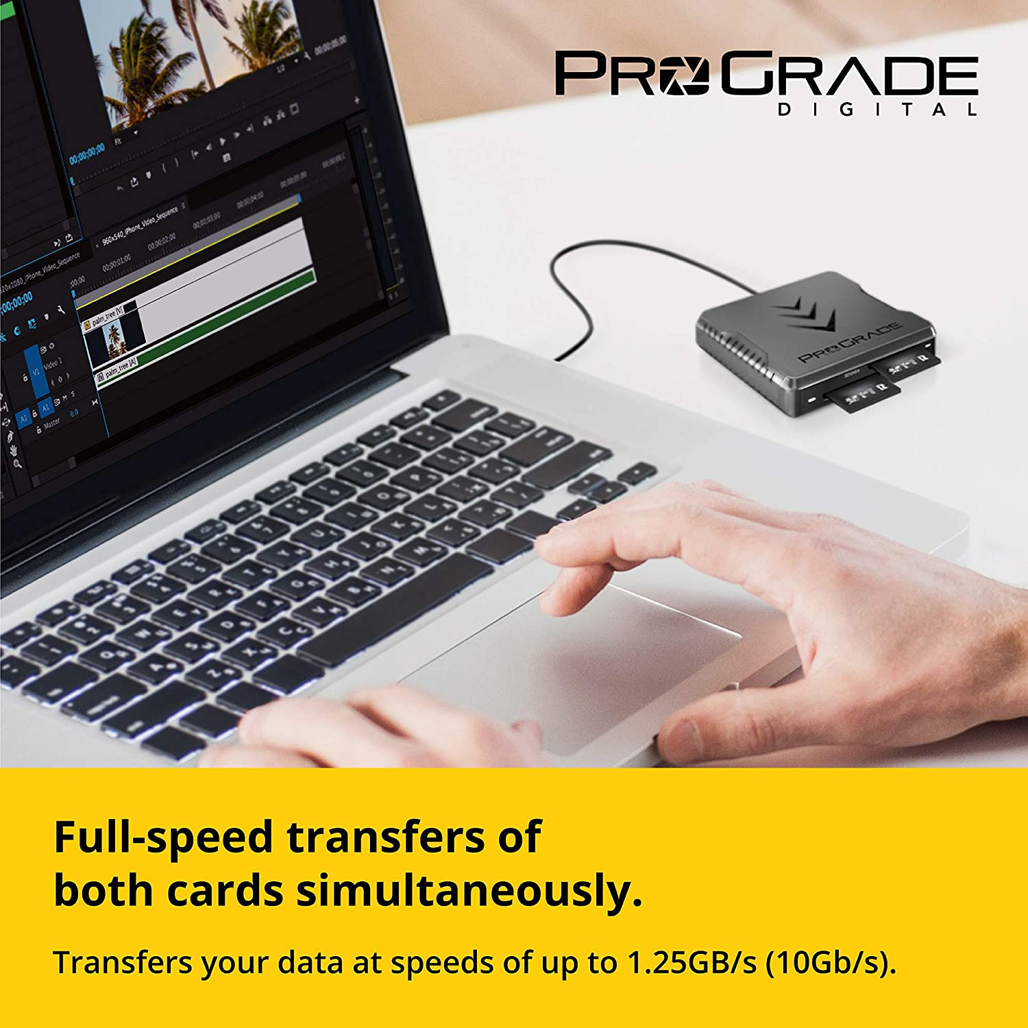 Prograde Digital USB 3.1 Gen 2 Dual-Slot SD Card Reader