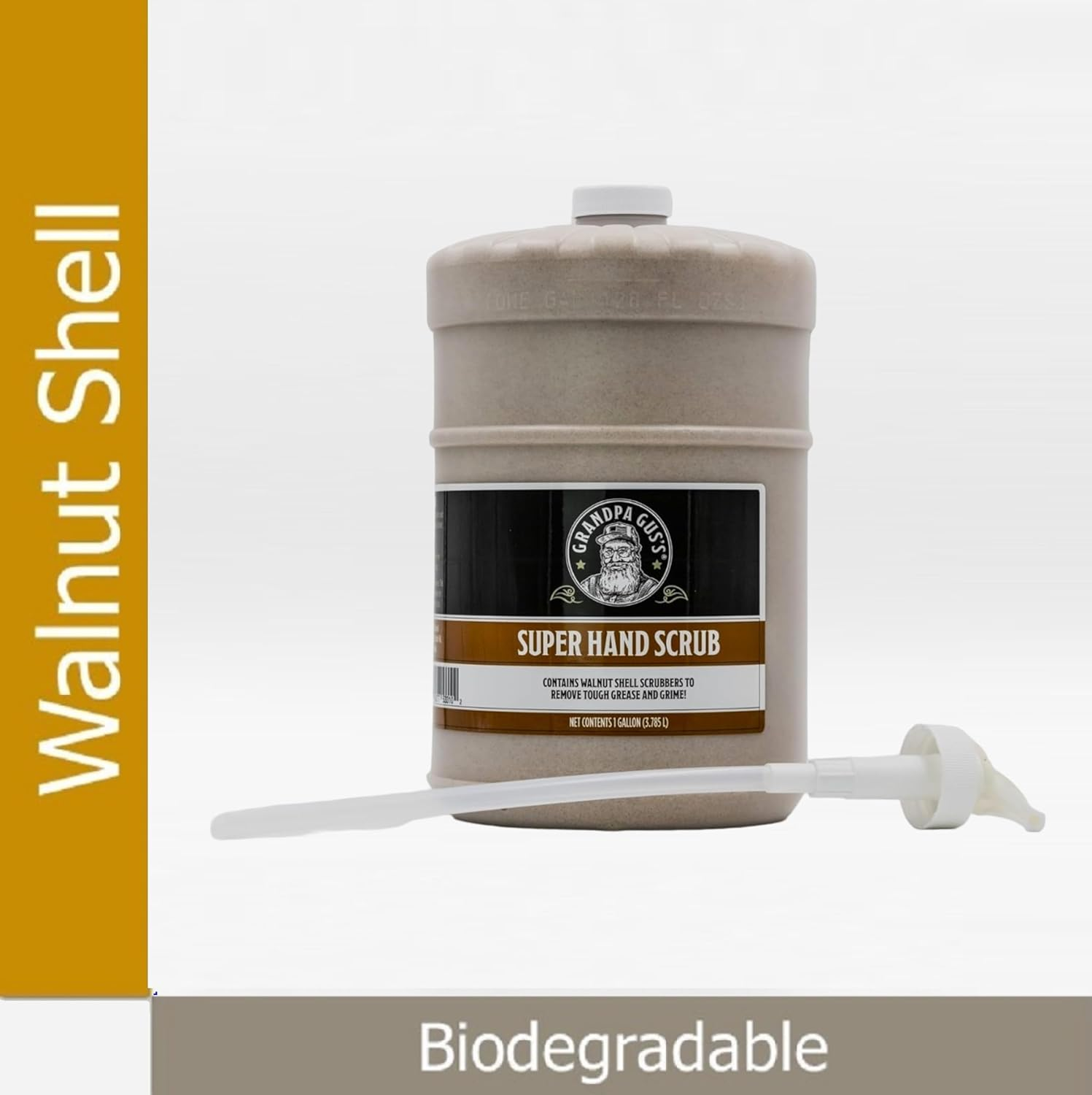 Grandpa Gus'S Super Hand Scrub, Walnut Shell Scrubbers, Natural Handsoap, Degreaser for Automotive Mechanics & Constructors, 1 Gallon image number 6