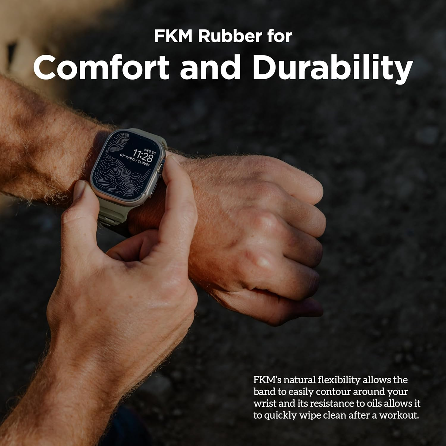 NOMAD Sport Band V2 | for Apple Watch 42/44/45/49 Mm | Durable, Waterproof Watch Strap image number 4