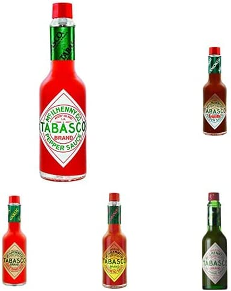 Tabasco Flavour Bundle 60Ml (Red, Chipotle, Green, Habanero, Garlic)