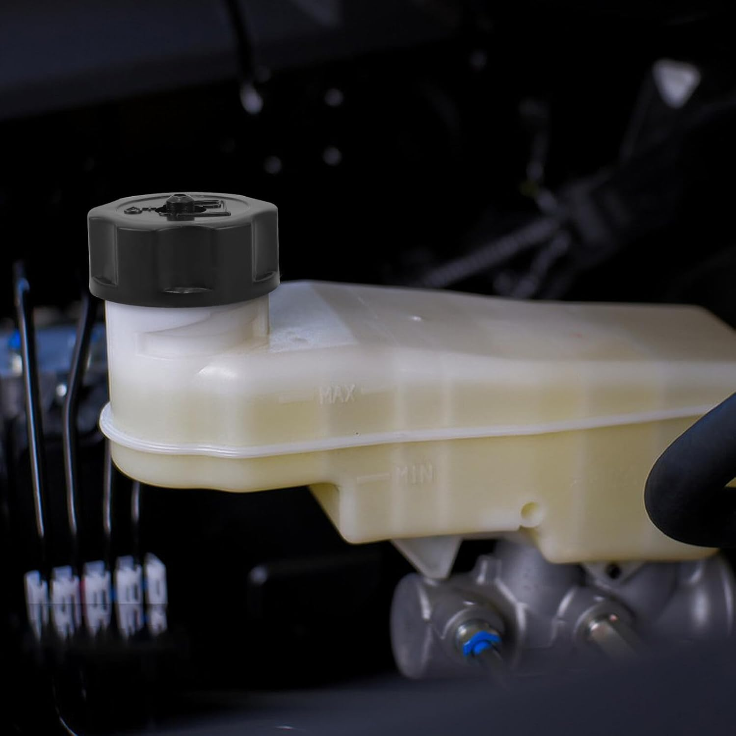 Gatuida Fuel Tank Cap Oil Tank Replacement Cap 43Mm for Various Motorcycle Models image number 3