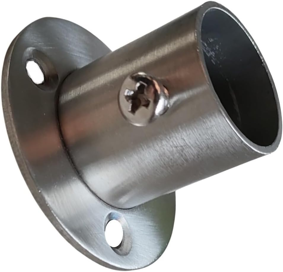 Flange Stainless Steel Flange Connection Wall Anchor Wall Flange Pipe Attachment Wall Floor 4 Pieces (22 Mm) image number 5