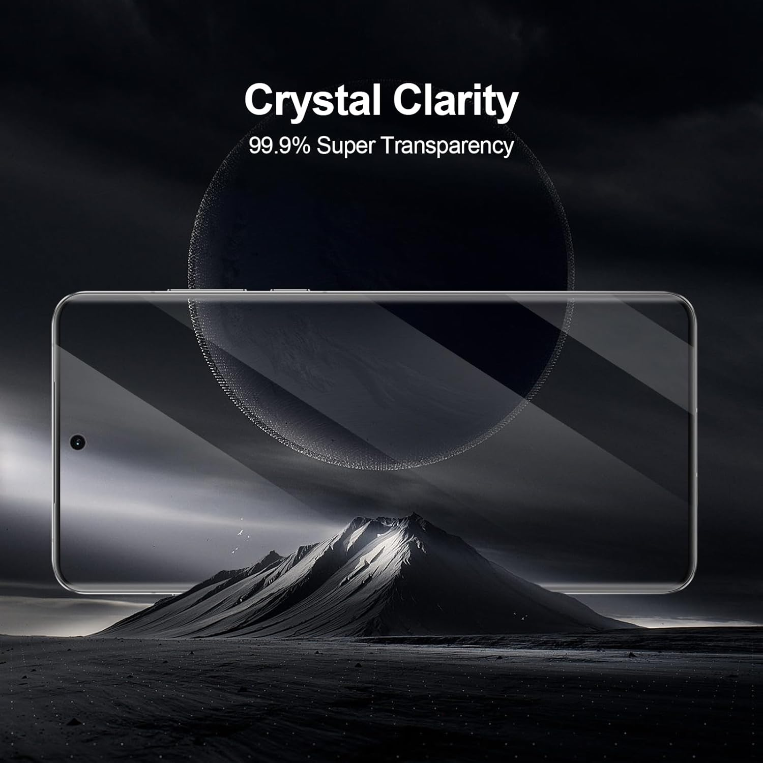 Giiyoon Pack of 3 Tempered Glass Screen Protector for Oneplus 13, HD Screen Protector, Full Coverage, 9H Hardness, Anti-Scratch, Anti-Bubble image number 5