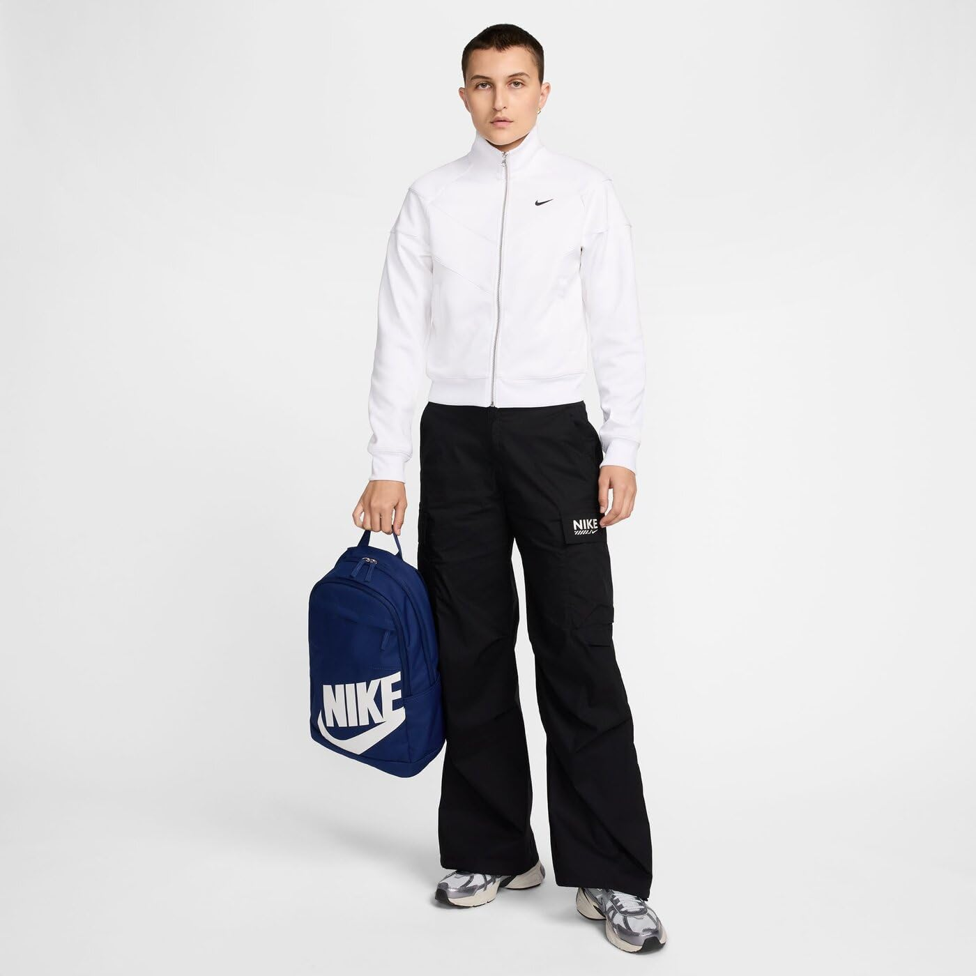 NIKE Youth Elemental Backpack, Game Royal/Black/White, Misc image number 4