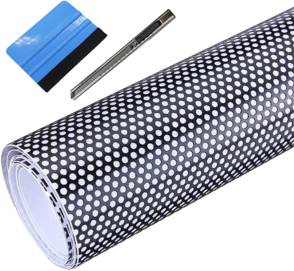 LZLRUN Extra-Wide Headlight Taillight Vinyl Tint Wrap 16 Inch X 60 Inch Roll Self Adhesive Fog Light Film Sheet Sticker Cover (Purple)