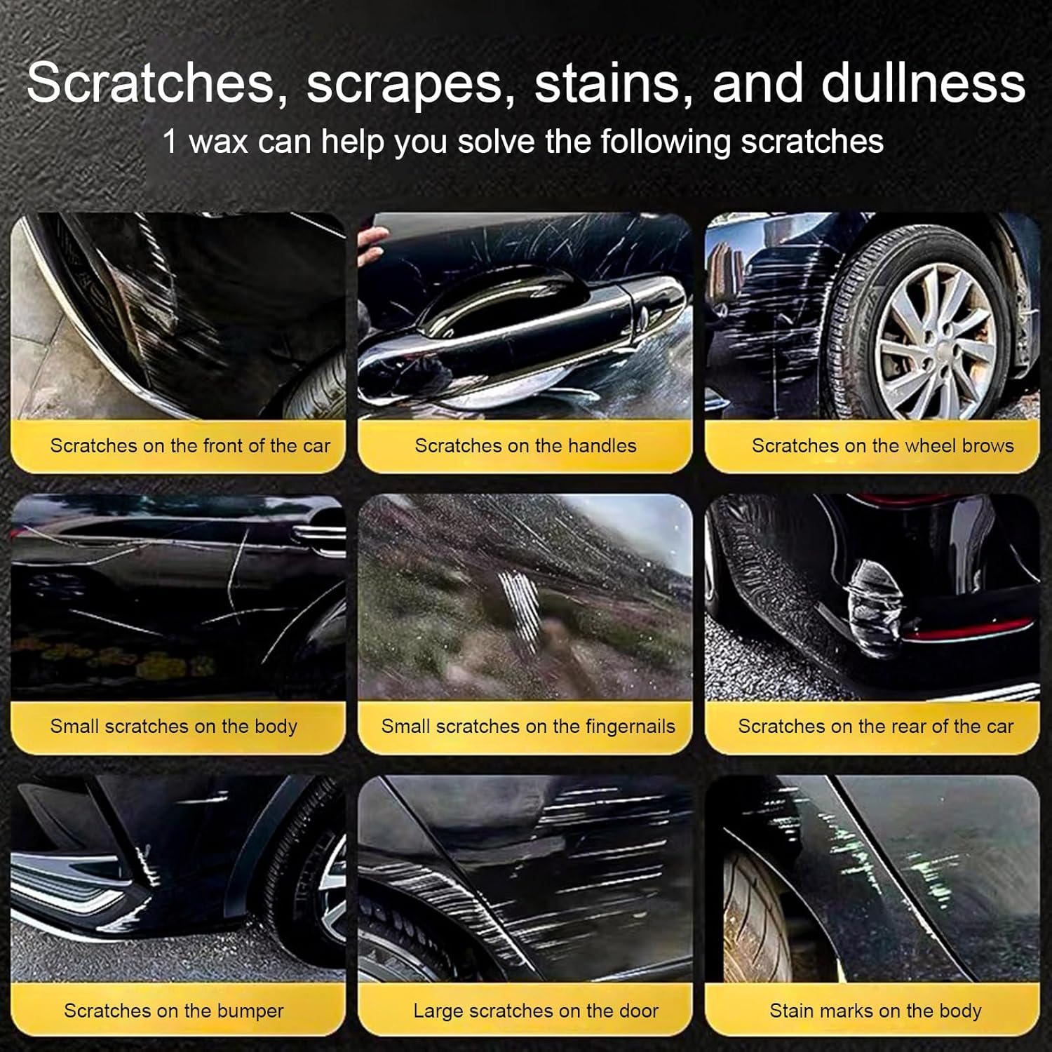 Car Scratch Remover,120Ml Auto Polishing Compound - Instant Removal, Automobile Accessories, Detailing Supplies for Vehicle Rv Trucks image number 4