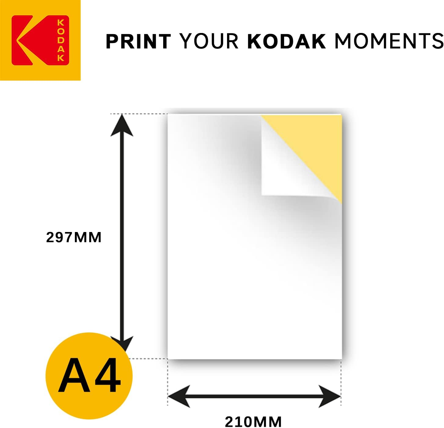 Kodak Matte A4 Sticker Paper (100 Sheets) image number 6