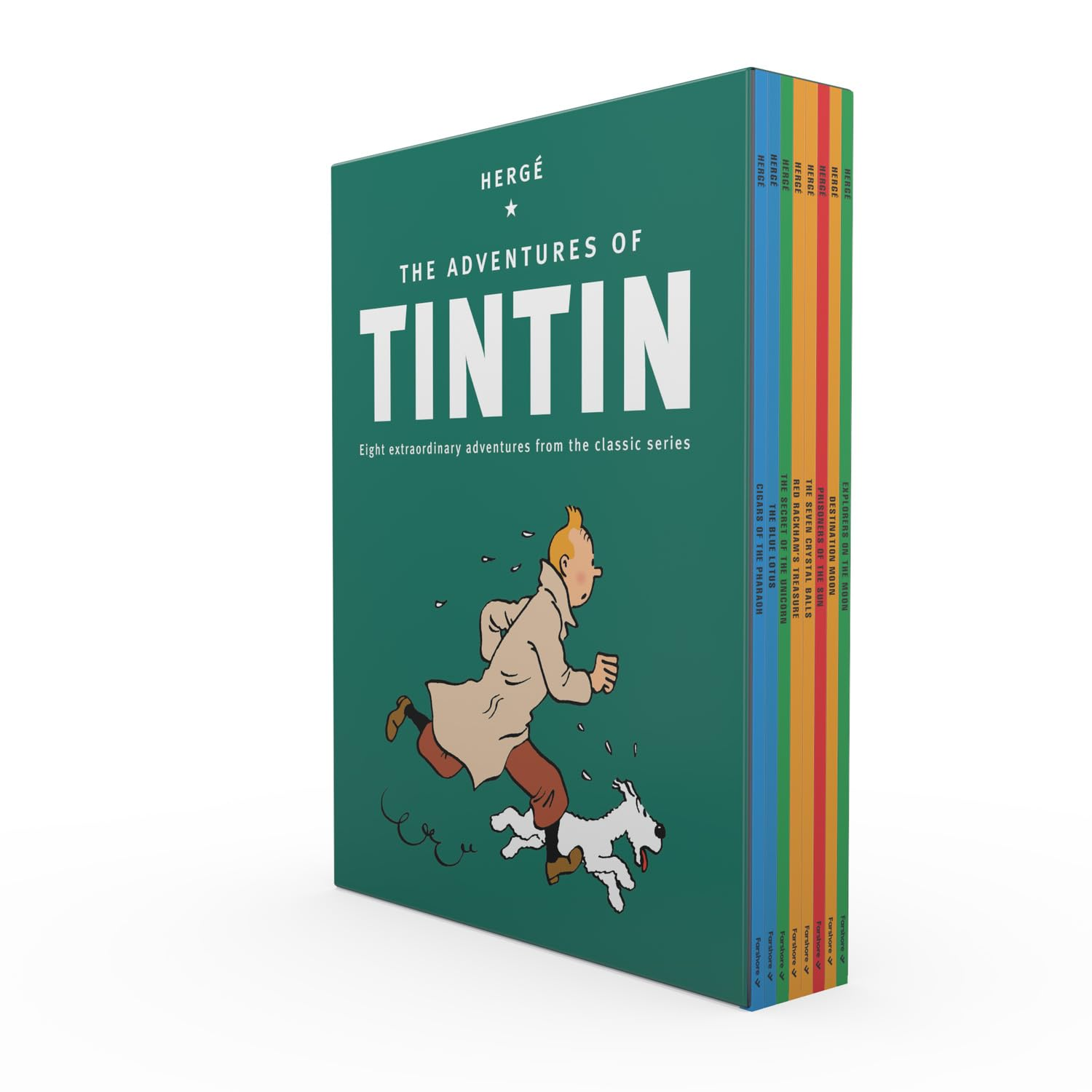 The Adventures of Tintin 8-Book Boxed Set: the Official Classic Children'S Illustrated Mystery Adventure Series