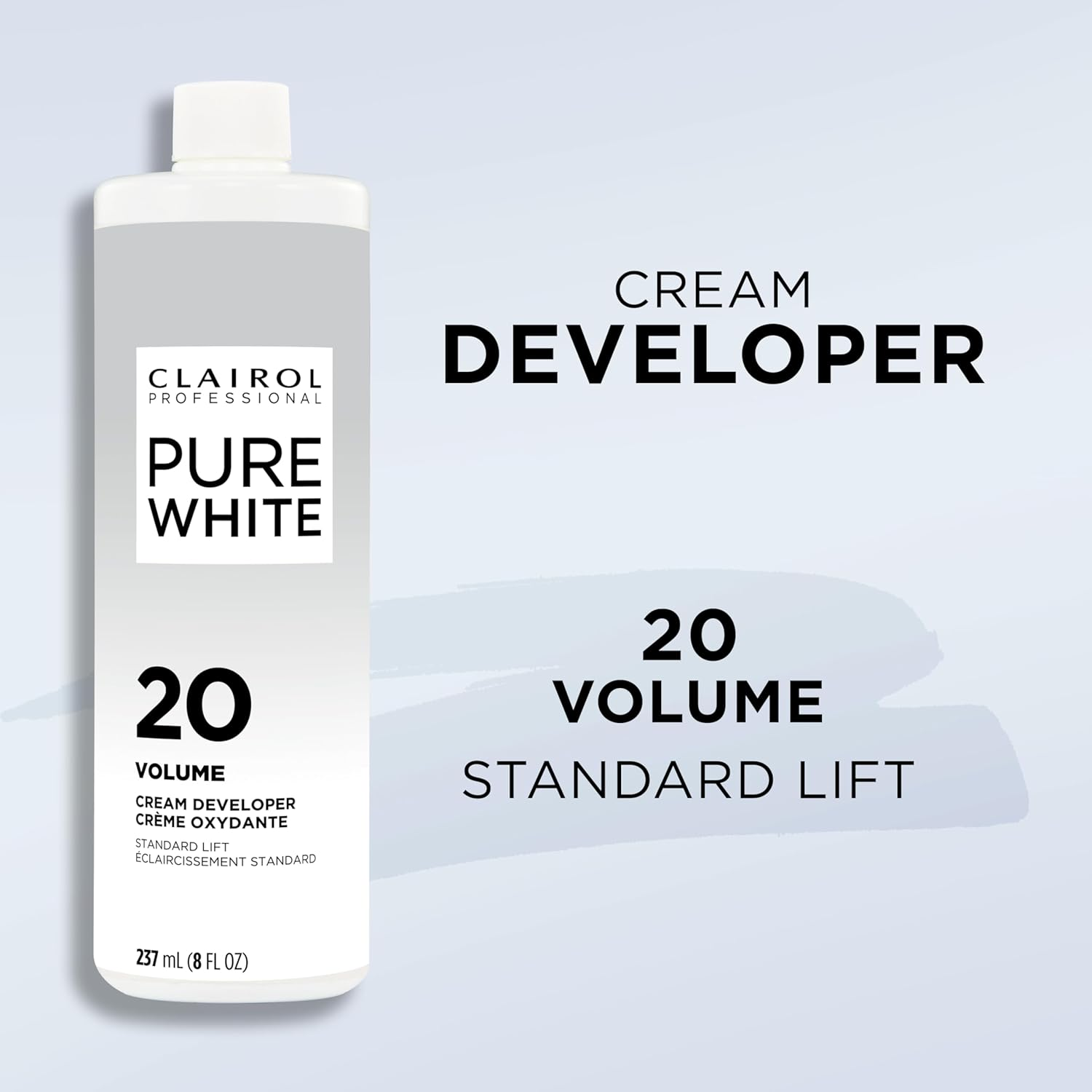 Pure White 20 Volume Creme Developer by Clairol for Unisex - 16 Oz Lightener image number 4