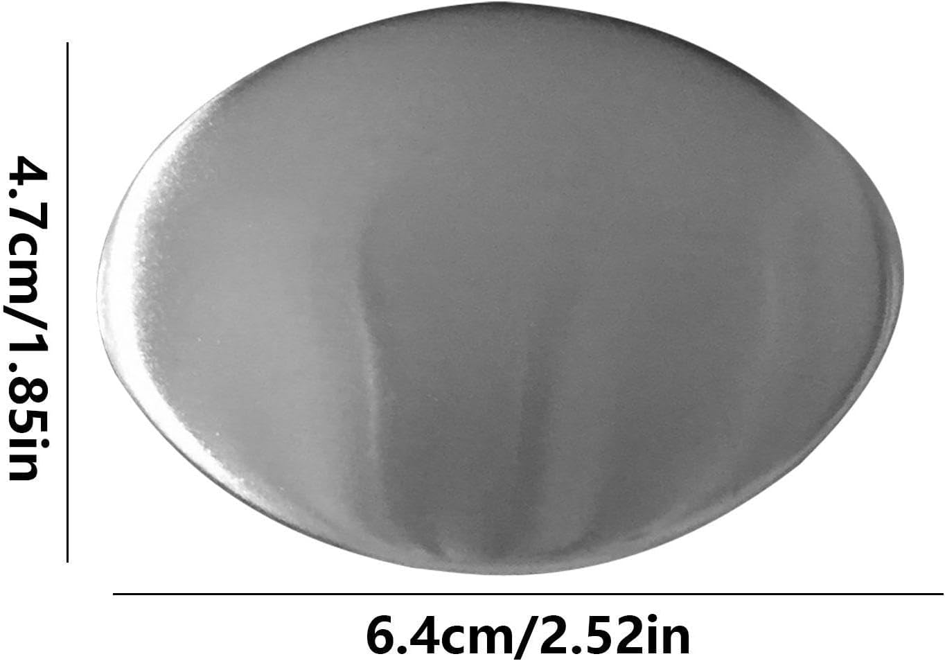 Stainless Steel Soap Bar | Odors Remover Hand Bar - Oval Deodorizing Metal Soap for Eliminating Smell from Hands, Kitchen and Dining Room Jmedic - English Large Soap + Base image number 3