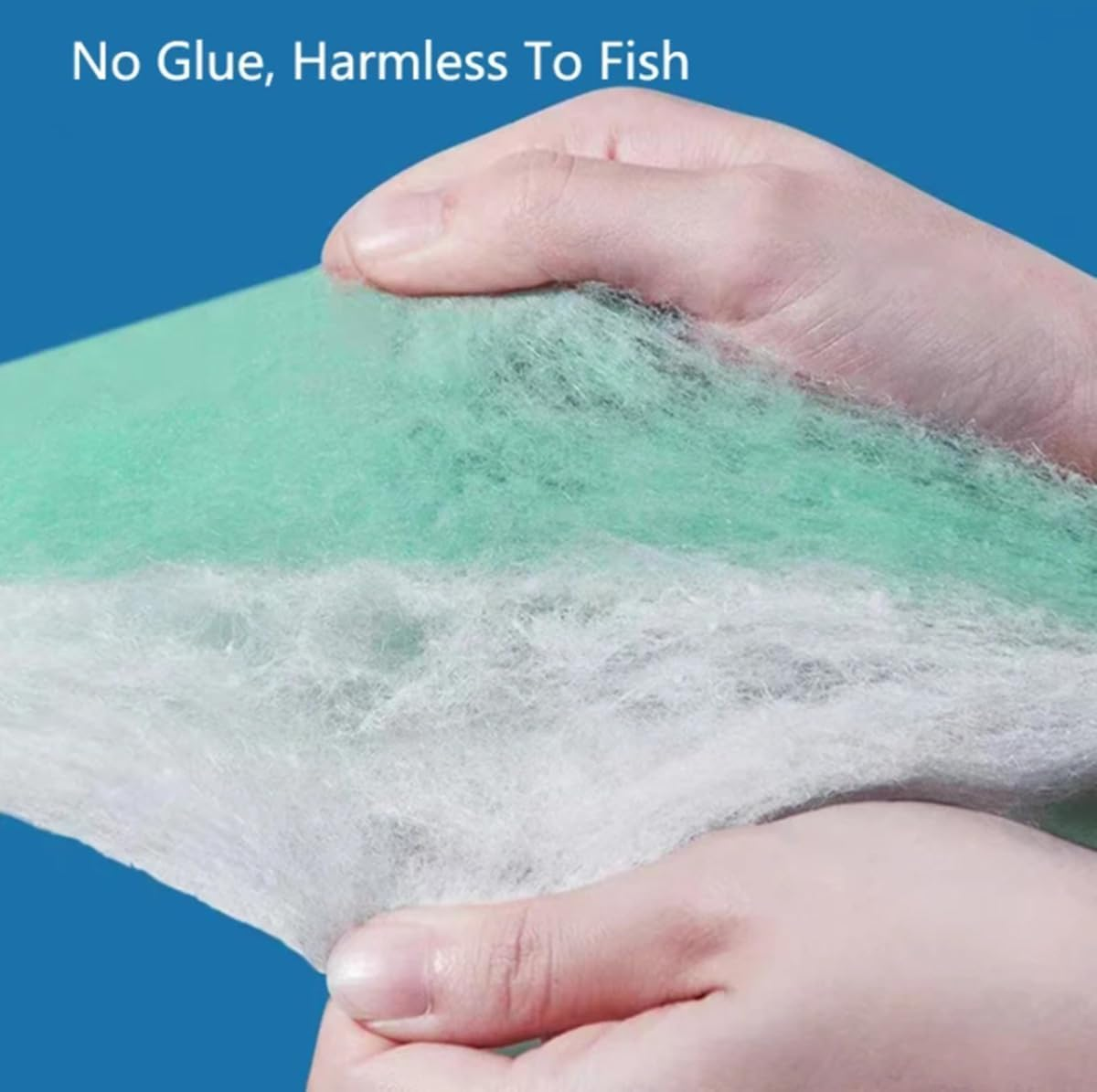 1Pcs Aquarium Filter Sponge, Biochemical Cotton Filter Foam Media Roll Pad for Fish Tank &ndash; High Porosity, Reusable, Cut-To-Fit Water Filter Sponge (Green) image number 5