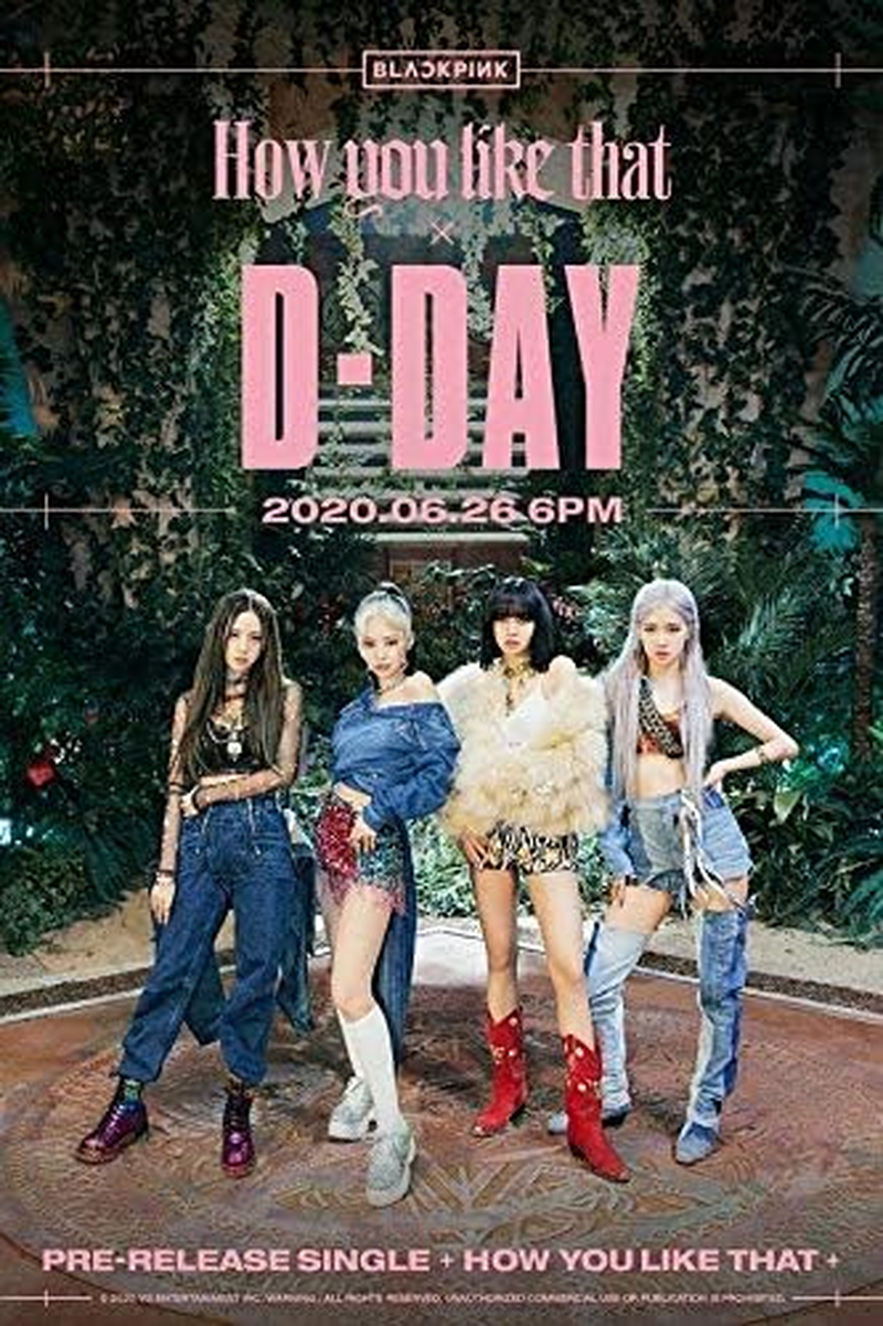 Blackpink 'How You like That' Special Edition Cd+1P Folded Poster on Pack+132P Photobook+1P Post+1P Polaroid+Message Photocard Set+Tracking Kpop Sealed