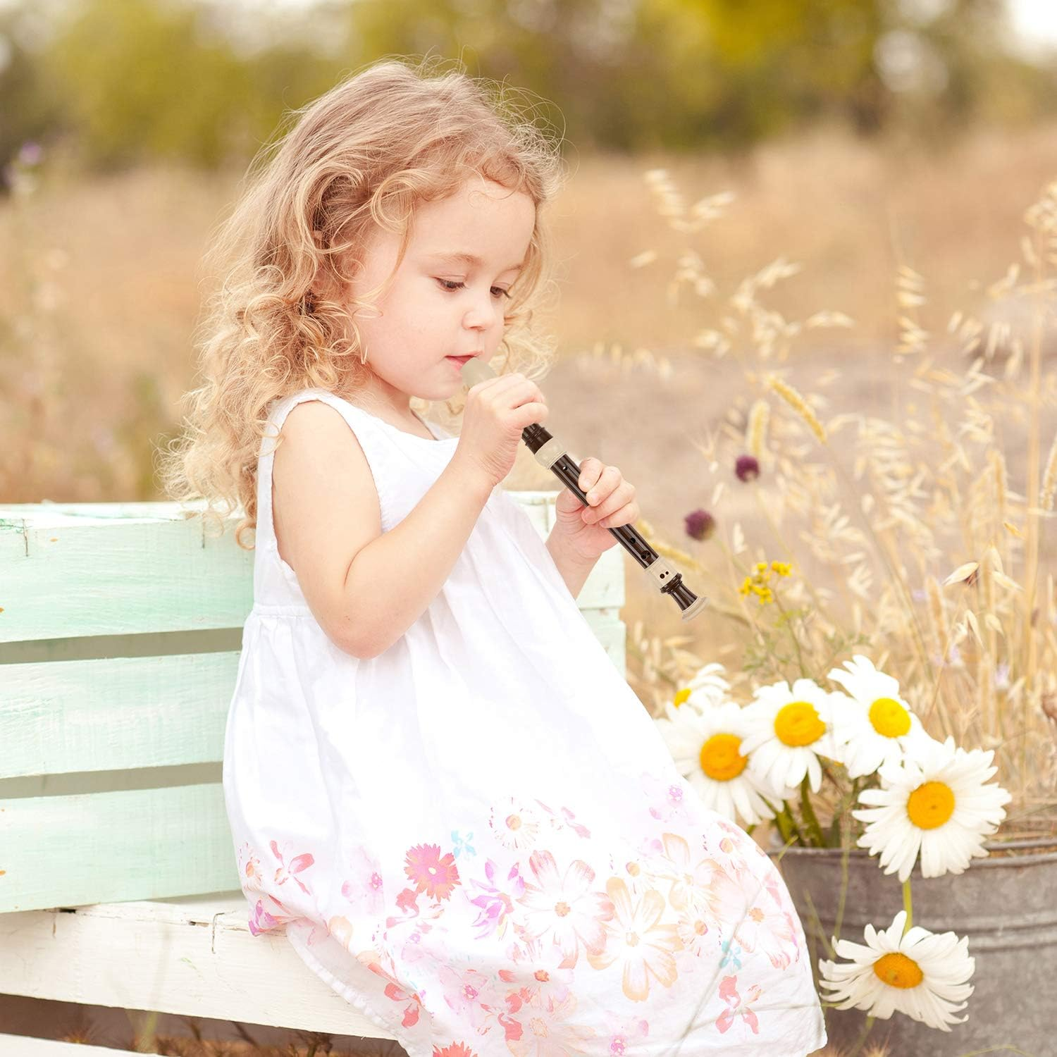 Recorder 8 Hole Descant Flauta Soprano Recorder Professional Treble Flute Baroque Style C Key for Adults with Fingering Chart Instructions image number 4