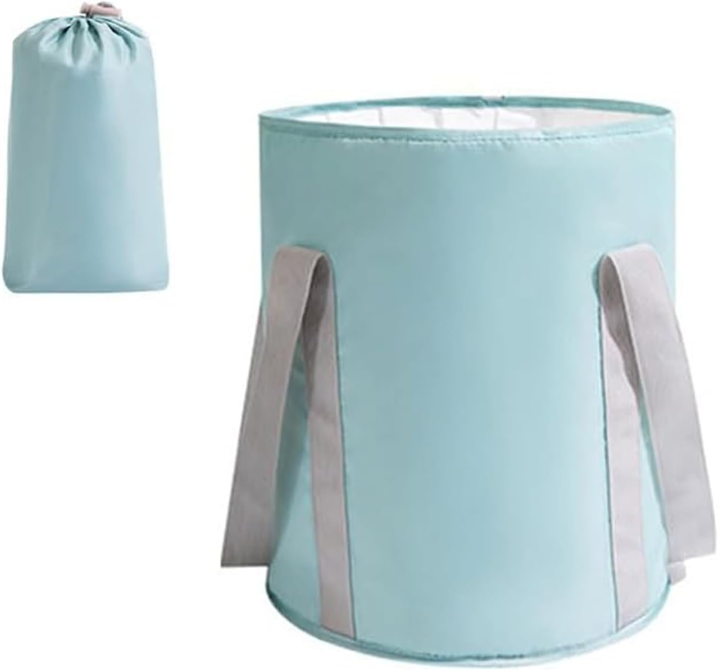 Rhoyee Large Collapsible Foot Bath Tub &ndash; 30X36Cm Portable Foldable Foot Soaking Basin with Handles & Thermal Insulation &ndash; Leakproof Travel Foot Spa Bucket for Home, Camping, Pedicure & Outdoor Use image number 1