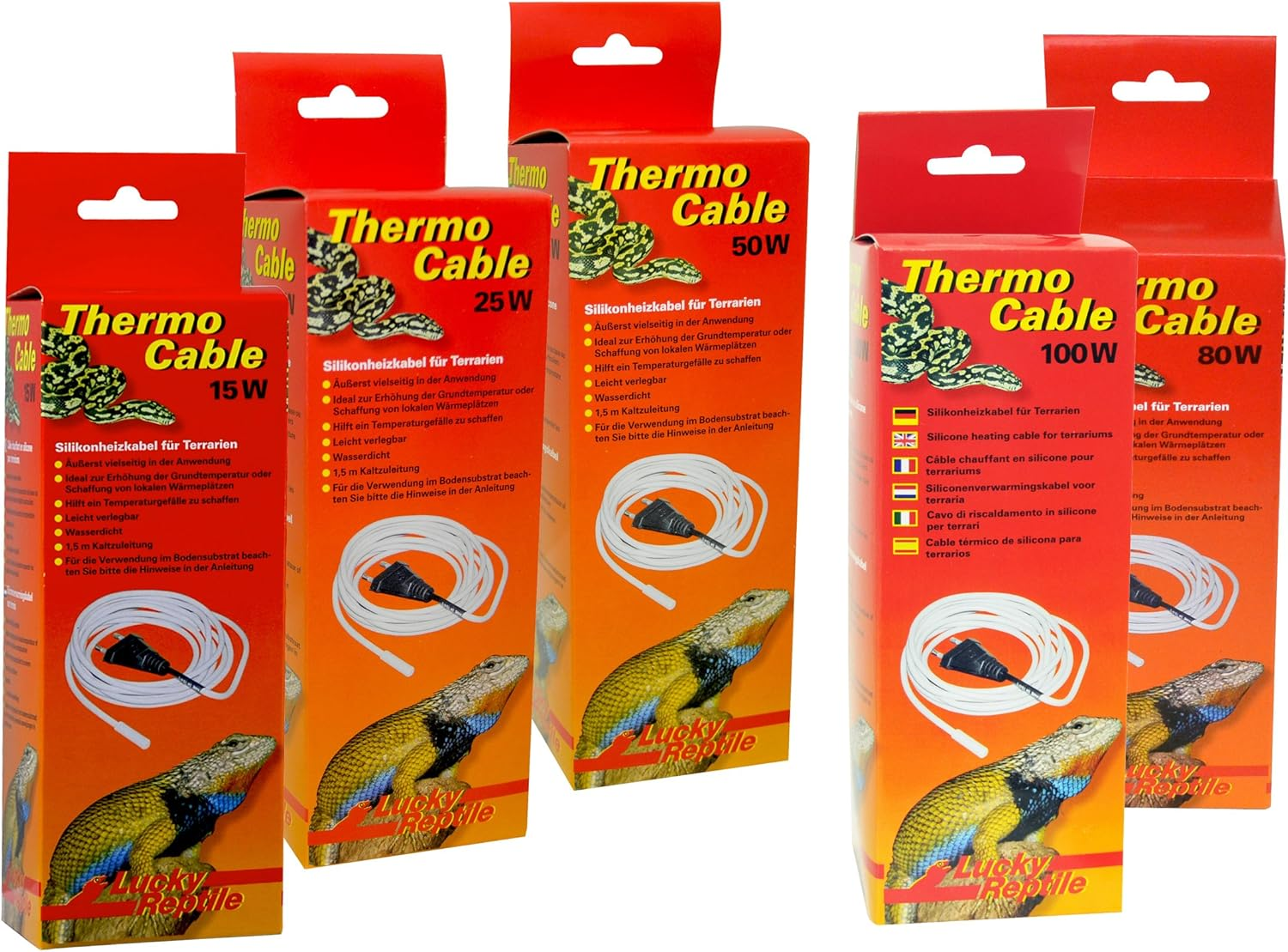 Lucky Reptile Heat Thermo Cable, Wattage: 15 Watt