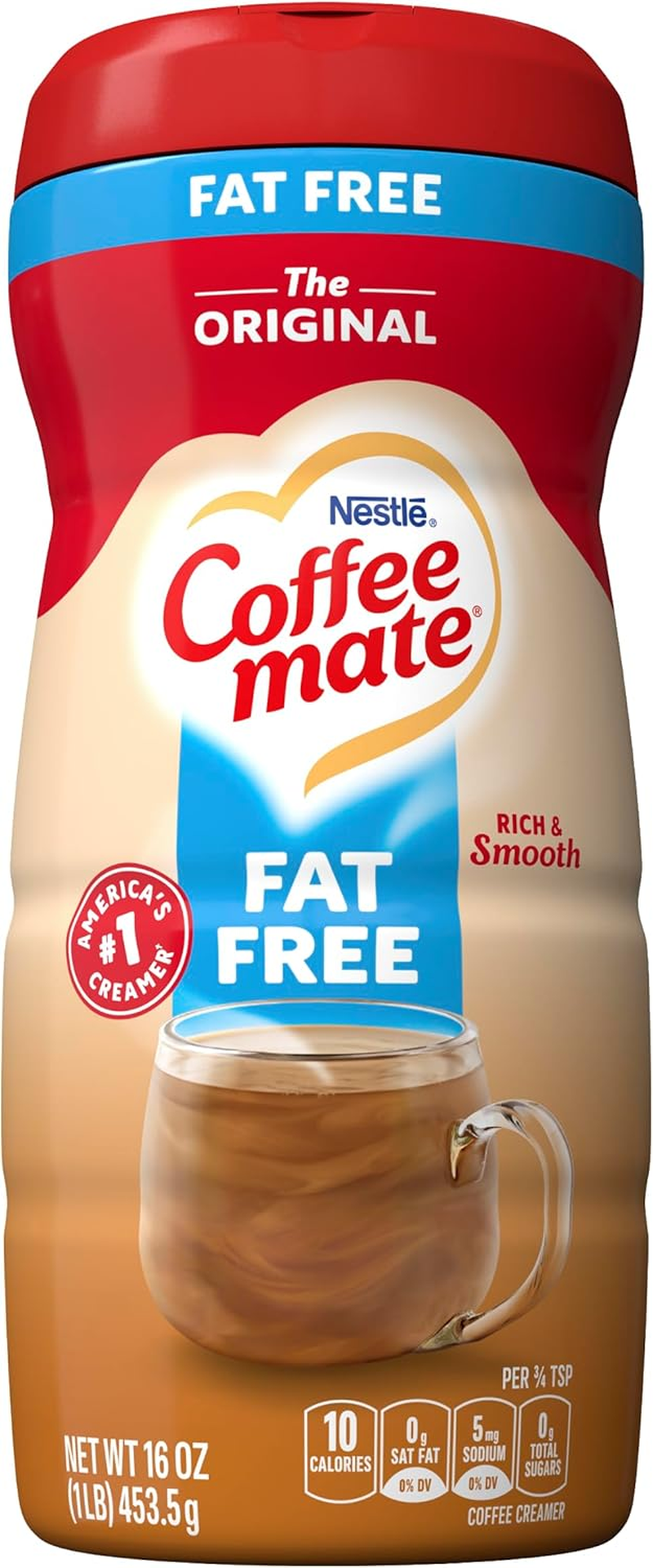 Coffee Mate Zero Sugar Flavored Creamer 4 Pack Variety Pack (10.2 Oz Bottles) &ndash; Vanilla Caramel, Hazelnut, French Vanilla, Chocolate Cr&egrave;me image number 5