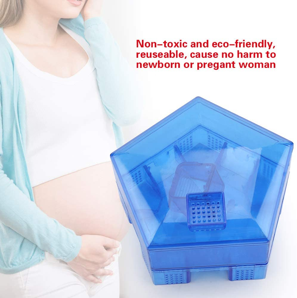 Cockroach Trap Catcher, Reusable Roach Trap One-Way Movable Box for Kitchen Bathroom Dinning Room