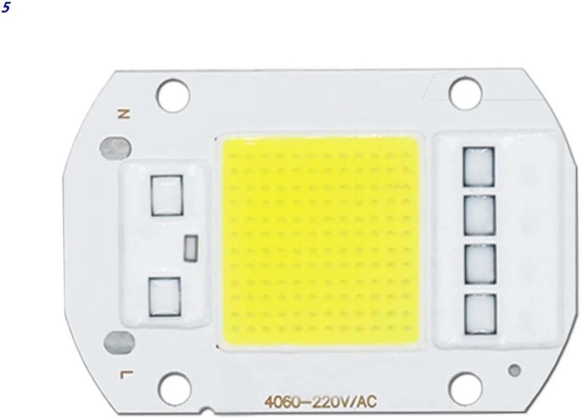 5Pcs a Lot 50W AC220V LED COB Chip Engine Smart IC Chips for DIY LED Floodlight Spotlight Lamp(Warm White 3000K) image number 6