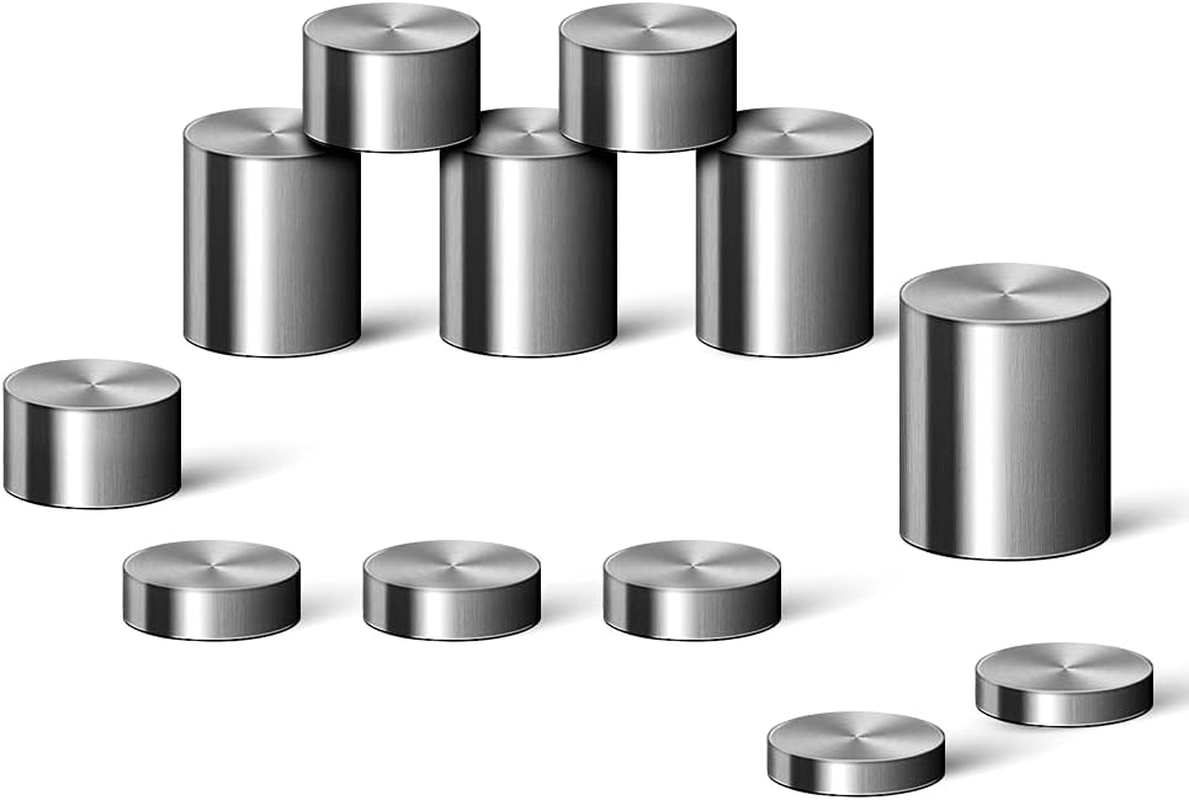 3.25 Ounce Cylindrical Tungsten Weights Steel Weights for Pinewood Derby Cars, 4 Different Sizes of Cylinders with Case to Speed up Your Car image number 4