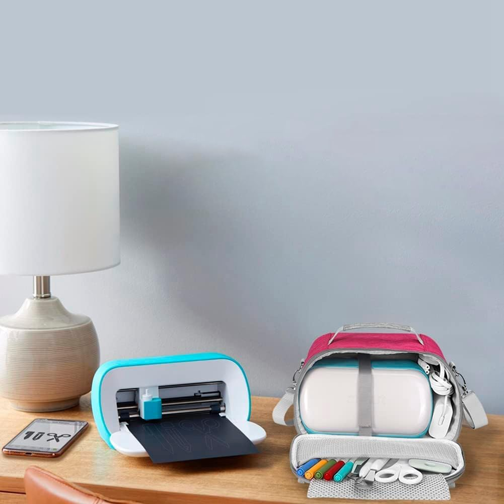 Lyaciomn Die Cut Tote Bags,Press Carrying Case,Supplies Storage Bag,Organization and Storage Tote Bag for Paper Cutter Tool Set Easy to Use,B