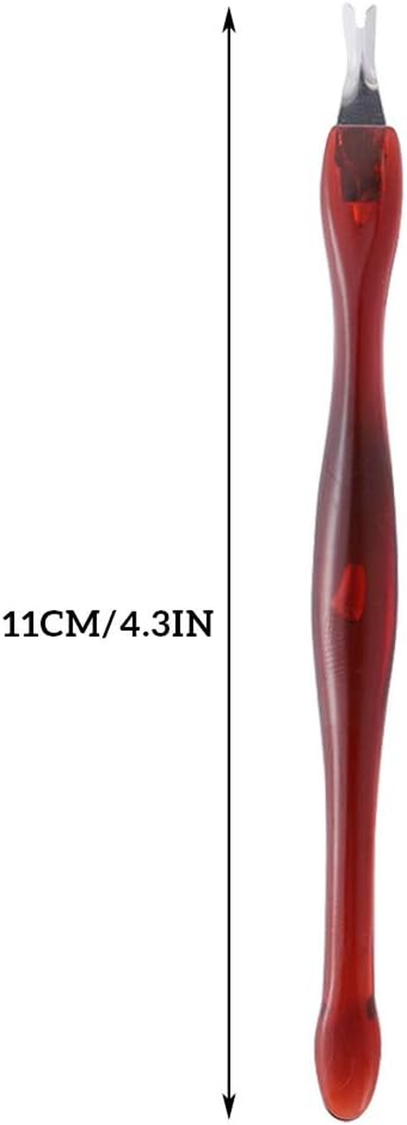 Nail Cuticle Push Trimmer Manicure Pedicure Nail Dead Skin Remover Stainless Steel Removal Pusher image number 5