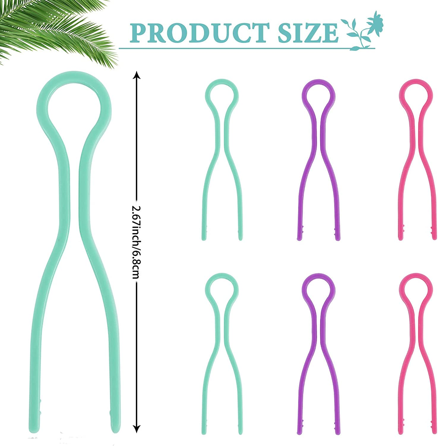 Bouclel Keep Your Bobbin Threads Matched up with Your Thread Spoolsbobbin Buddies Set of 30-Pack Sewing Machine Quilting Supplies Sewing Products Thread Holder Plastic Clips Thread Holders image number 1