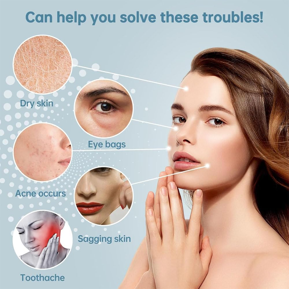 Silicone Rose Ice Roller for Face Ang Eye Reusable Ice Cube Massager for Puffiness, Wrinkles Ang Pores, Cooling Skin Care Tool to Improve Elasticity Angreduce Dark Circles image number 5