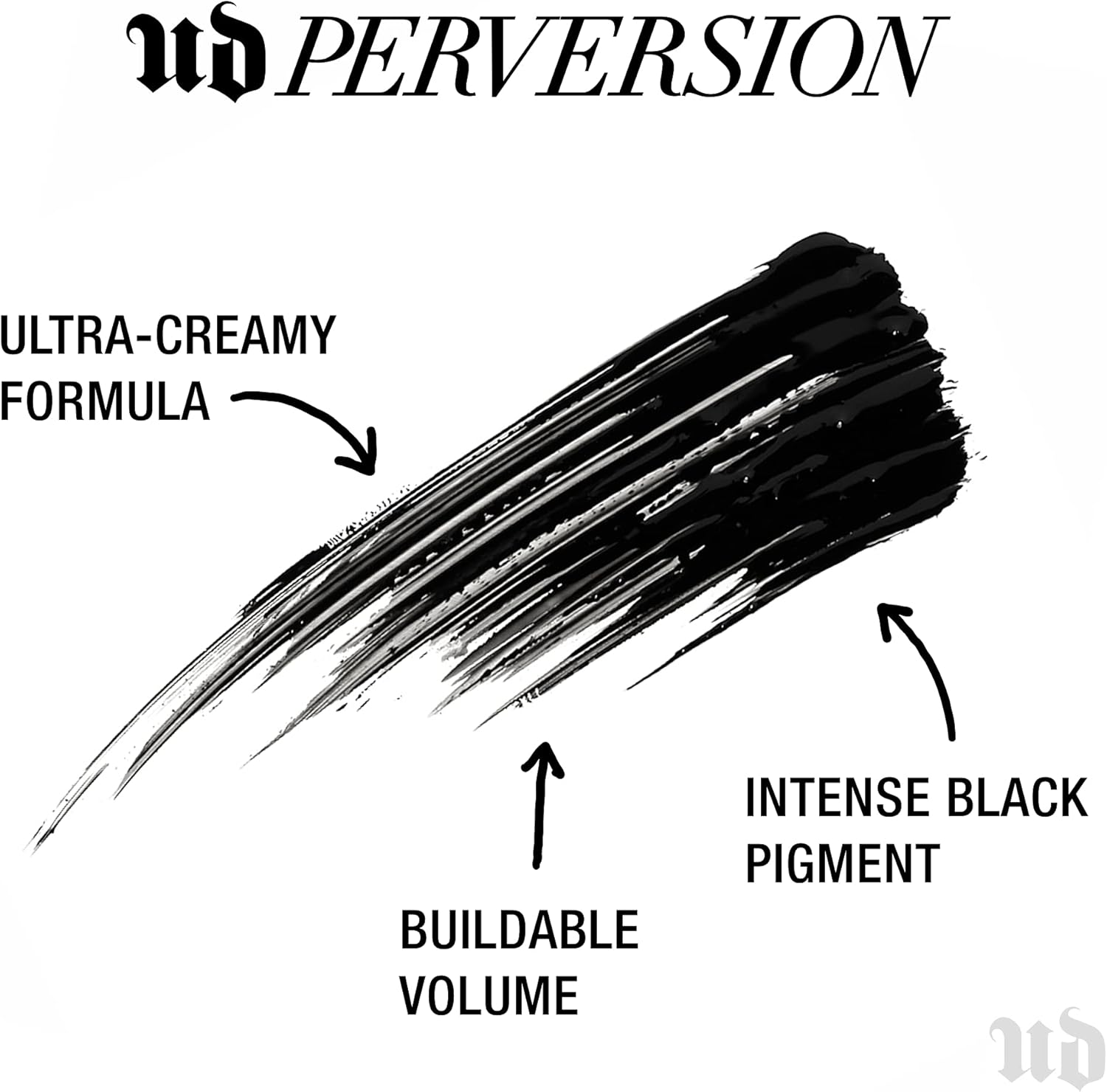 Urban Decay Perversion Volumizing Mascara - Intense Black - Creamy, Clump-Free, Flake-Free Formula - Volumizing Brush Separates & Defines - Proteins & Amino Acids to Stimulate Lash Growth image number 6