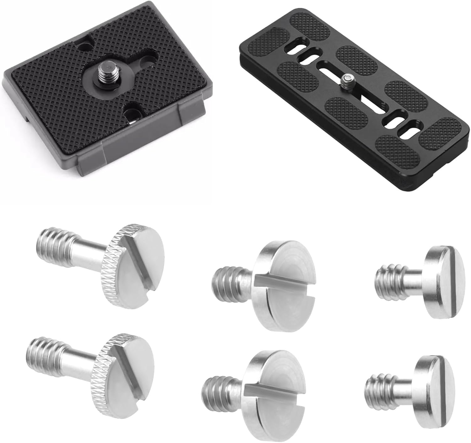 YINETTECH 15Pcs 1/4 Inch Camera Screw Kit Plate Mounting Screw 1/4 Inch Slotted Camera Screw Tripod Screw Quick Release Mounting Screw image number 4
