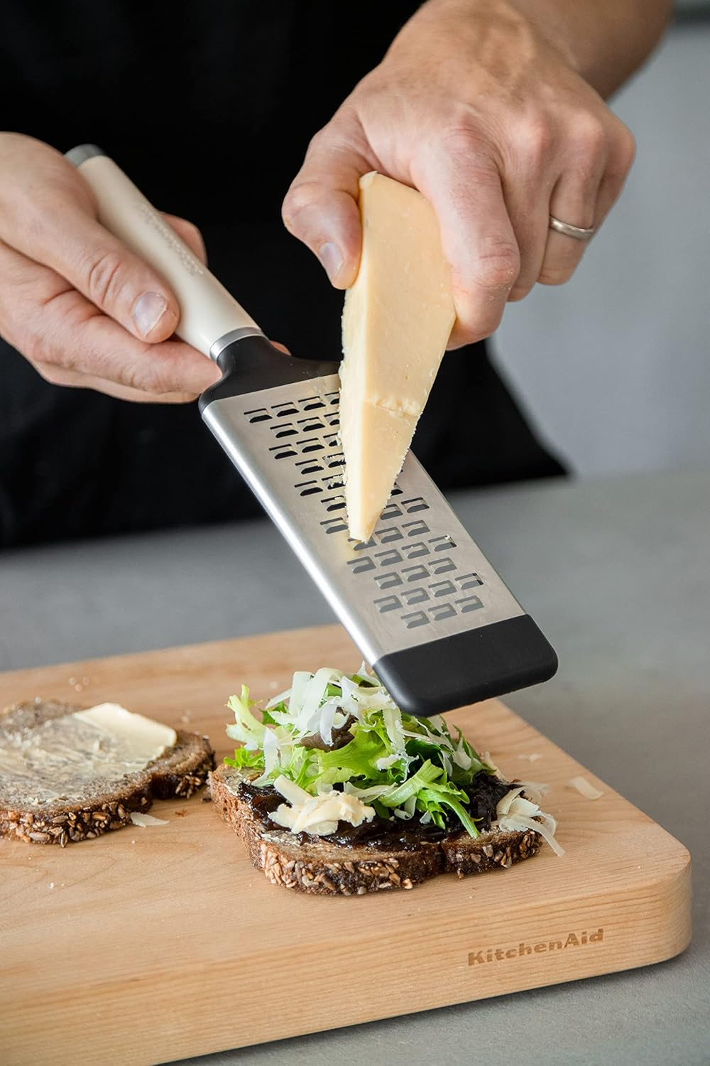 Kitchenaid Etched Cheese Grater - Almond Cream image number 3