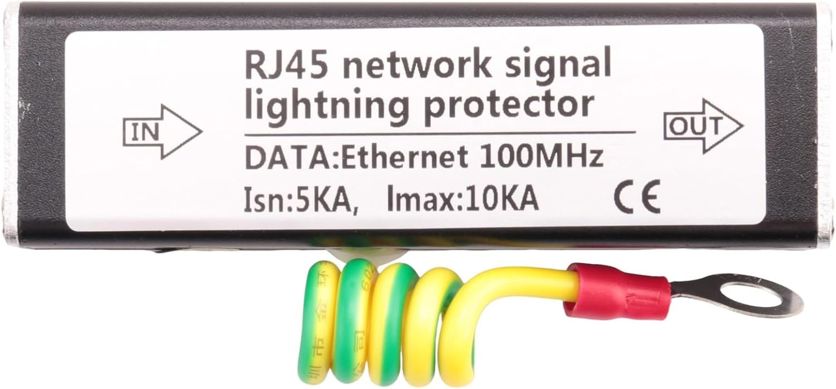 Hepzest RJ45 Plug Ethernet Network Surge Protector Arrester 100Mhz image number 4