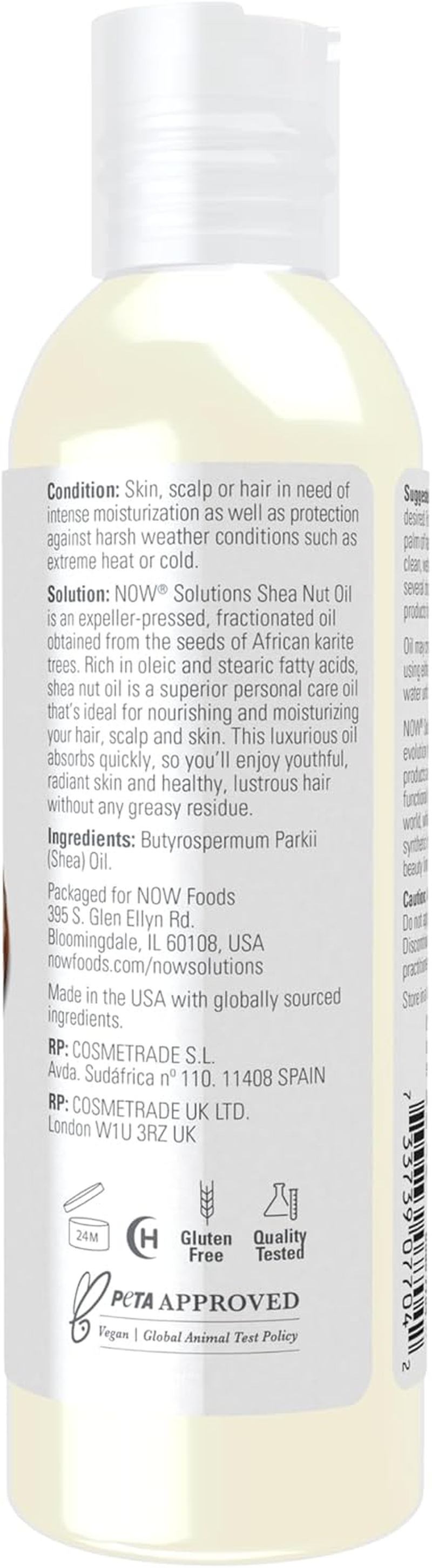Now Foods Shea Nut Oil, 4 Ounce image number 5