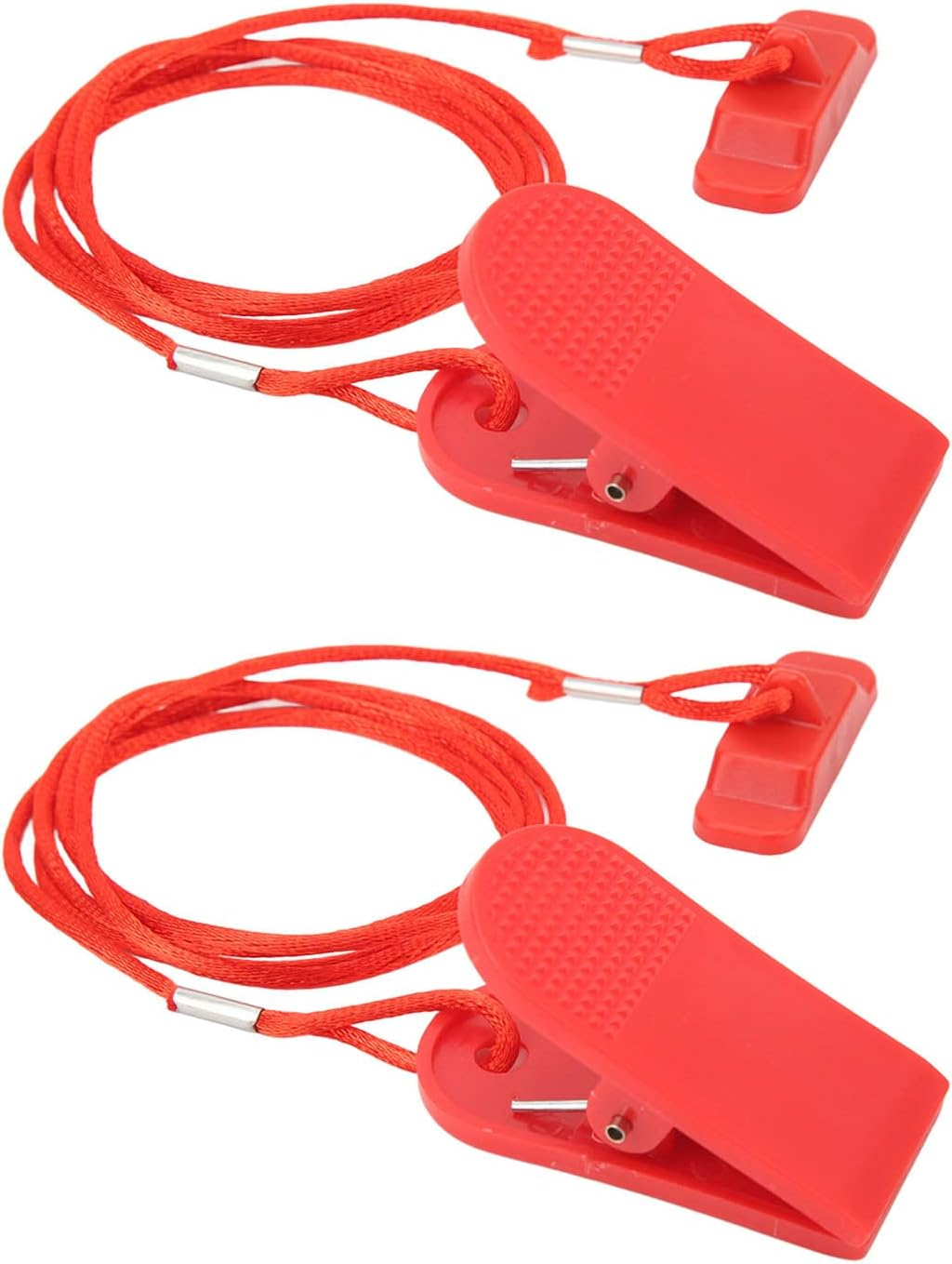 2PCS Treadmill Key, Magnetic Safety Lock, On, Compact and Lightweight, Red, for Running Machine, with Automatic image number 3