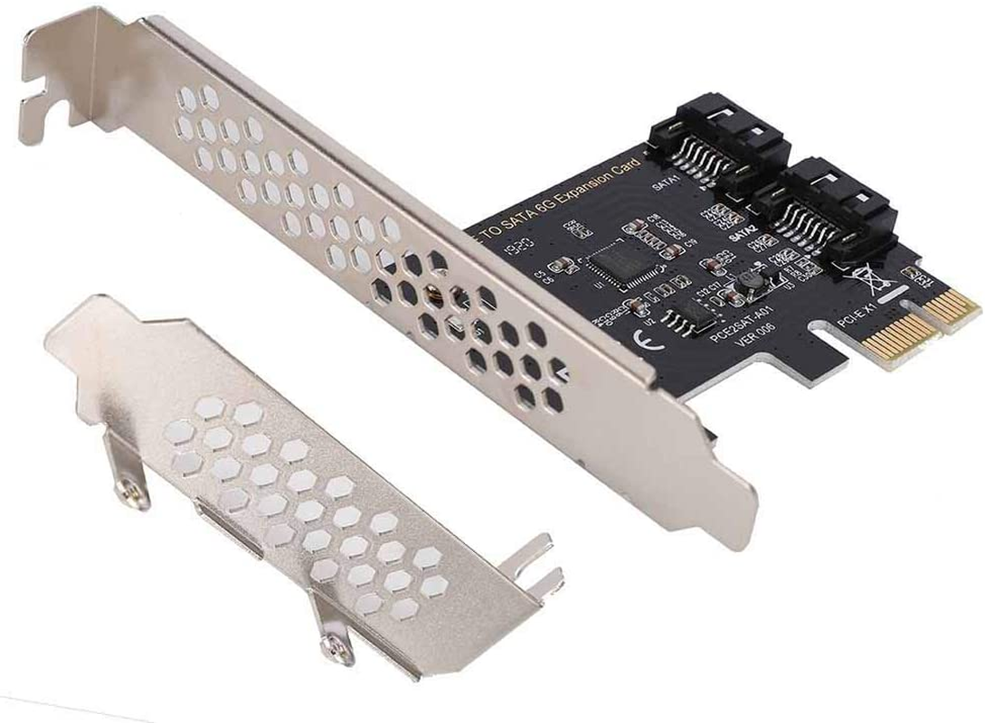 PCI Card, PCI Express to SATA 3.0 2-Port SATA III 6 Gbps Expansion Adapter Cards PCI-E Cards image number 6