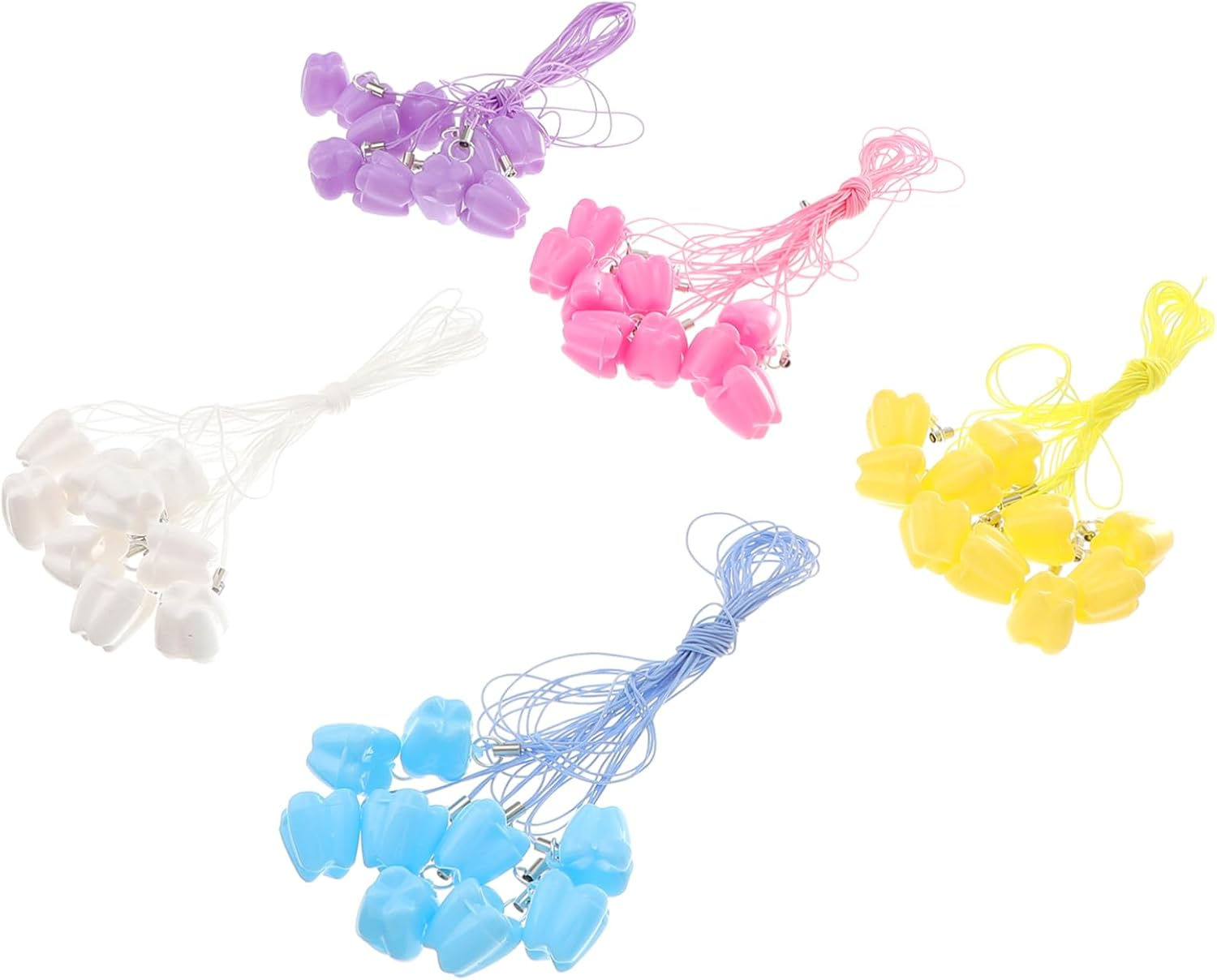 50Pcs Tooth Keepsake Box Adorable Tooth Storage Organizer for Boy Girl Christening Birthday More Random Colors Lightweight Design image number 5