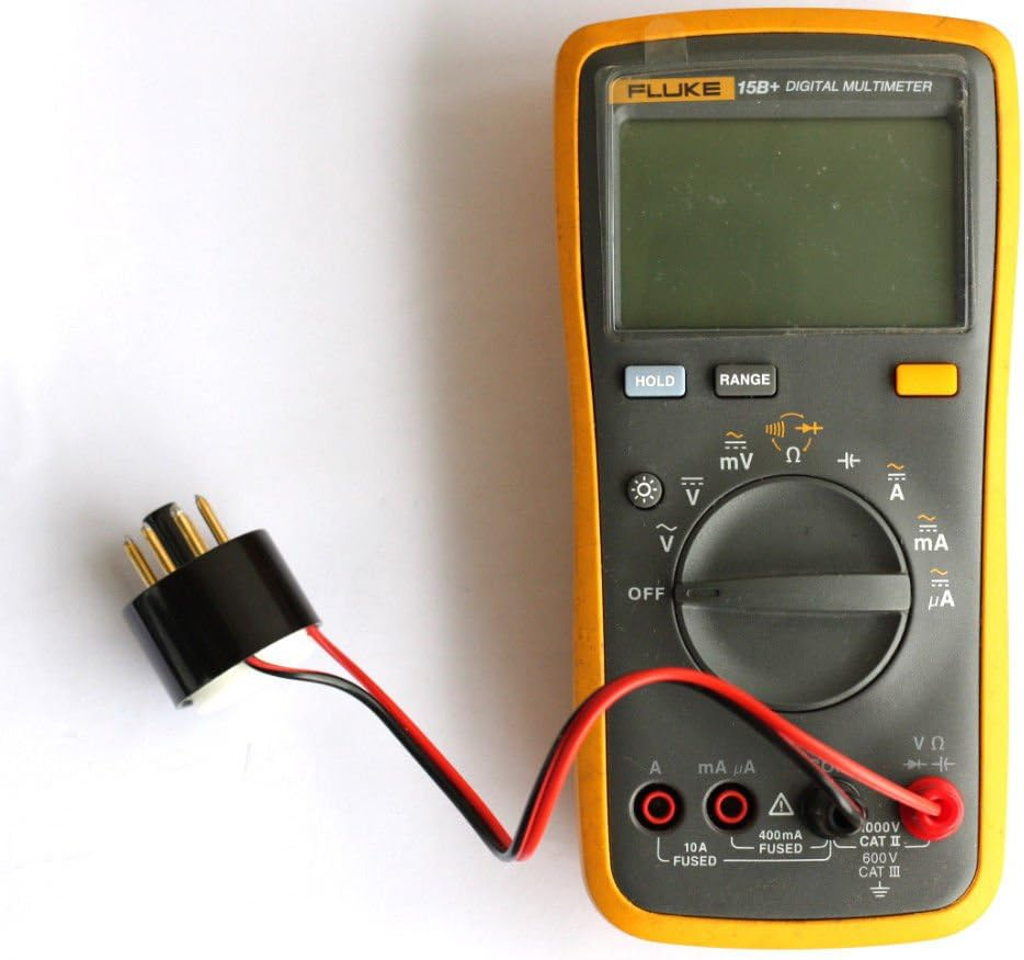 Nobsound Vacuum Tube Amp Amplifier Plate Bias Current Probe Tester 8 Pin Socket for EL34, KT88, 6L6, 6V6, 5881, 6550, KT66, KT100, KT120, 7027 (CT1-C, Cathode Current) image number 3