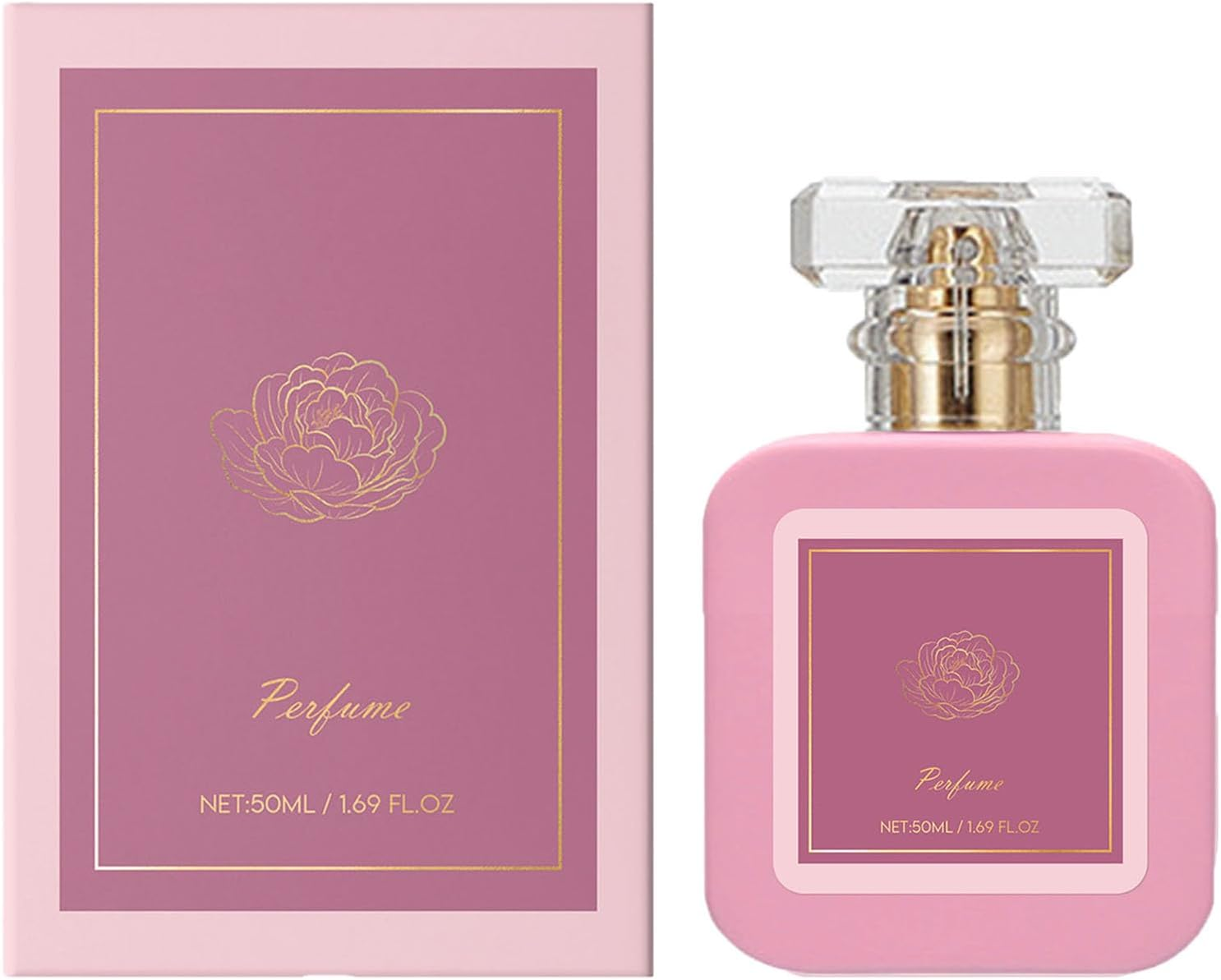 Parfum Spray, Delicate Female Perfumes, Romantic & Arabian Perfume for Women, Vanilla & Fruity Scent, Strawberry Vitality Fragrance, Long-Time Fragrance, for All Occasions (2Pcs)