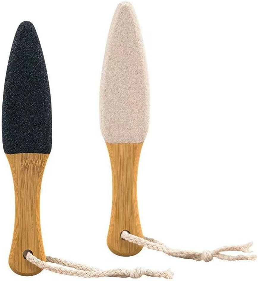 Pumice Stone Foot Care Callus Remover Pumice Stone with Handle for Callus and Skin Hardening Removal Pack of 2 image number 1